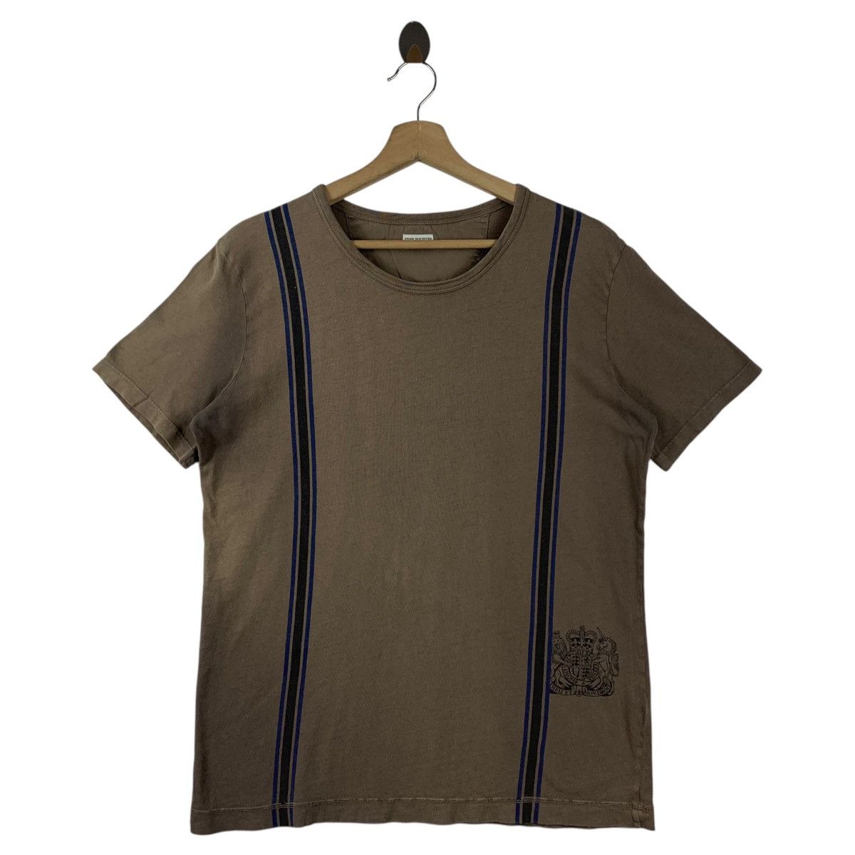 Designer × Dries Van Noten × Vintage Vintage DRIES VAN NOTEN Simple stripe designer tee Size US M / EU 48-50 / 2 - 1 Thumbnail