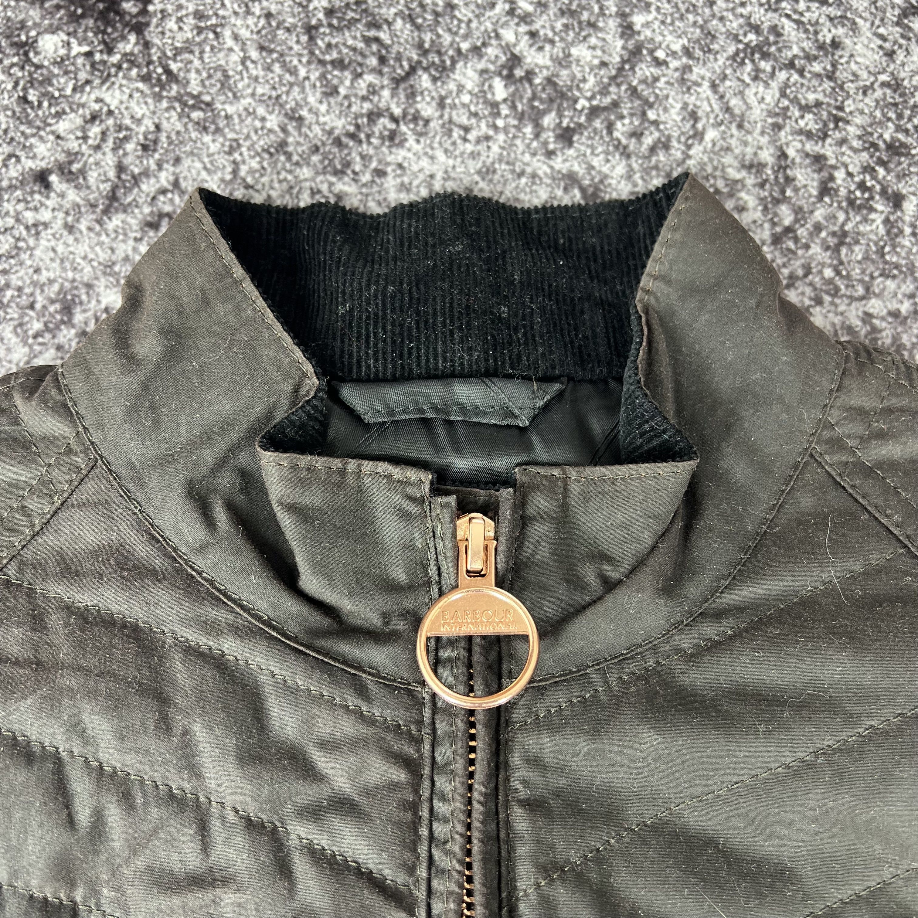 Barbour Barbour International Backmarker Waxed Jacket Size 8 Size S / US 4 / IT 40 - 5 Thumbnail