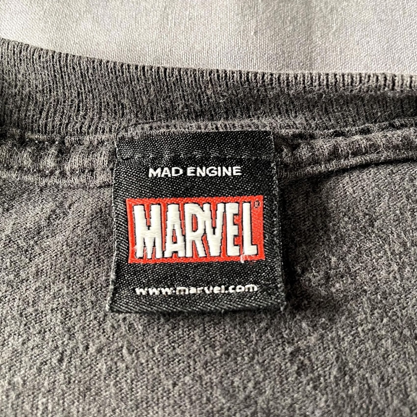 Vintage Marvel Skull Shirt Mens Large Black Mad Engine Graphic Tee T-Shirt Superhero Size US L / EU 52-54 / 3 - 3 Thumbnail