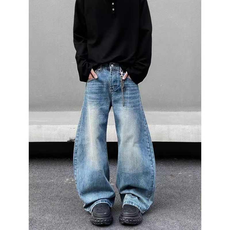 Vintage American Retro Streetwear Clean Fit Curved-Leg Jeans Size US 32 / EU 48 - 1 Thumbnail