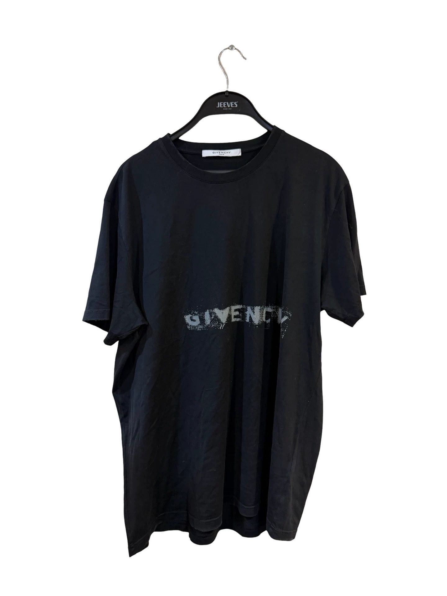 Givenchy Givenchy Distressed Logo T-Shirt Size M Size US M / EU 48-50 / 2 - 1 Thumbnail