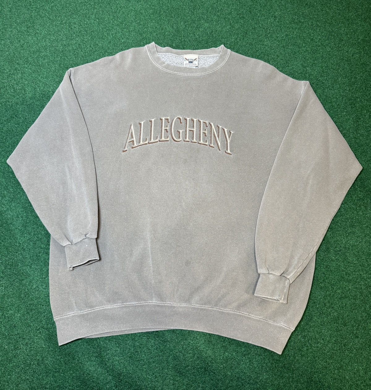 Vintage Vtg 90s Allegheny USA Made Faded Pa Oversized Sweatshirt Size US L / EU 52-54 / 3 - 1 Thumbnail