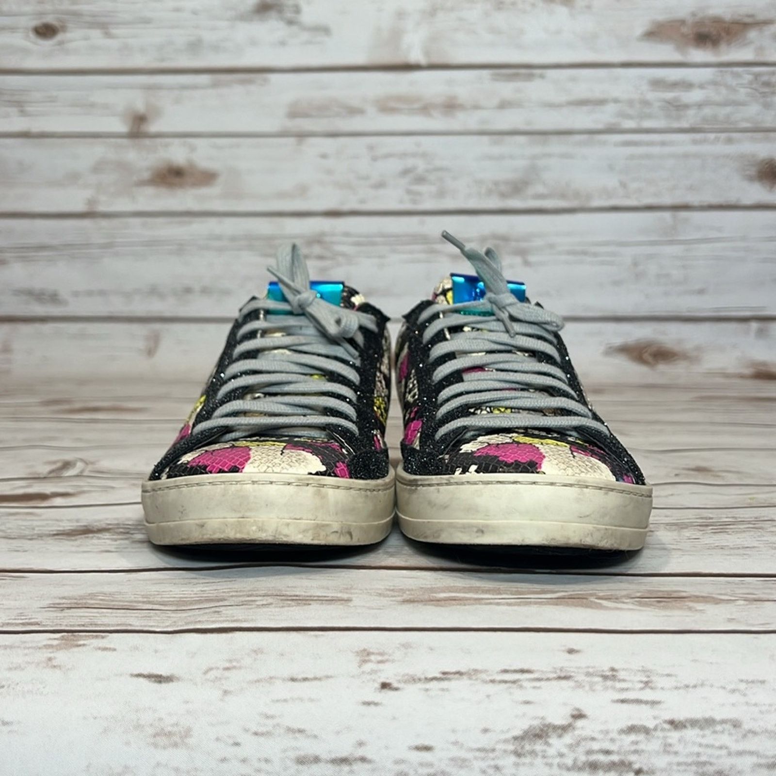 P448 P448 S21 John-W Sneaker Snakeskin Print and Glitter Size US 8.5 / IT 38.5 - 7 Thumbnail