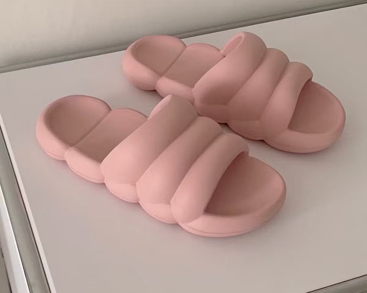 image of Vintage Puffer Sandal Slides in Pink, Men's (Size 11)