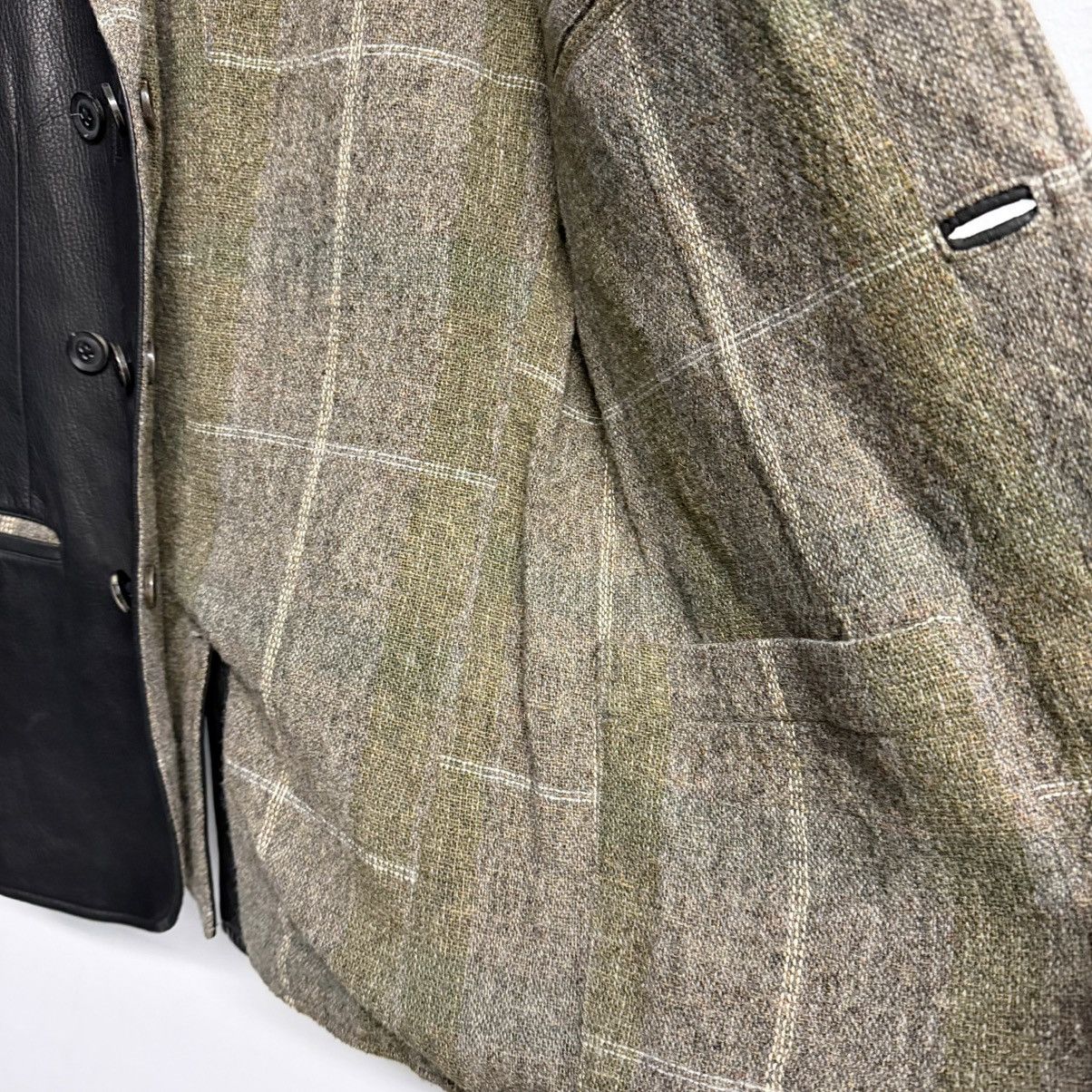 Yohji Yamamoto YOHJI YAMAMOTO POUR HOMME 2012 AW Leather Blazer Jacket Size US M / EU 48-50 / 2 - 11 Thumbnail