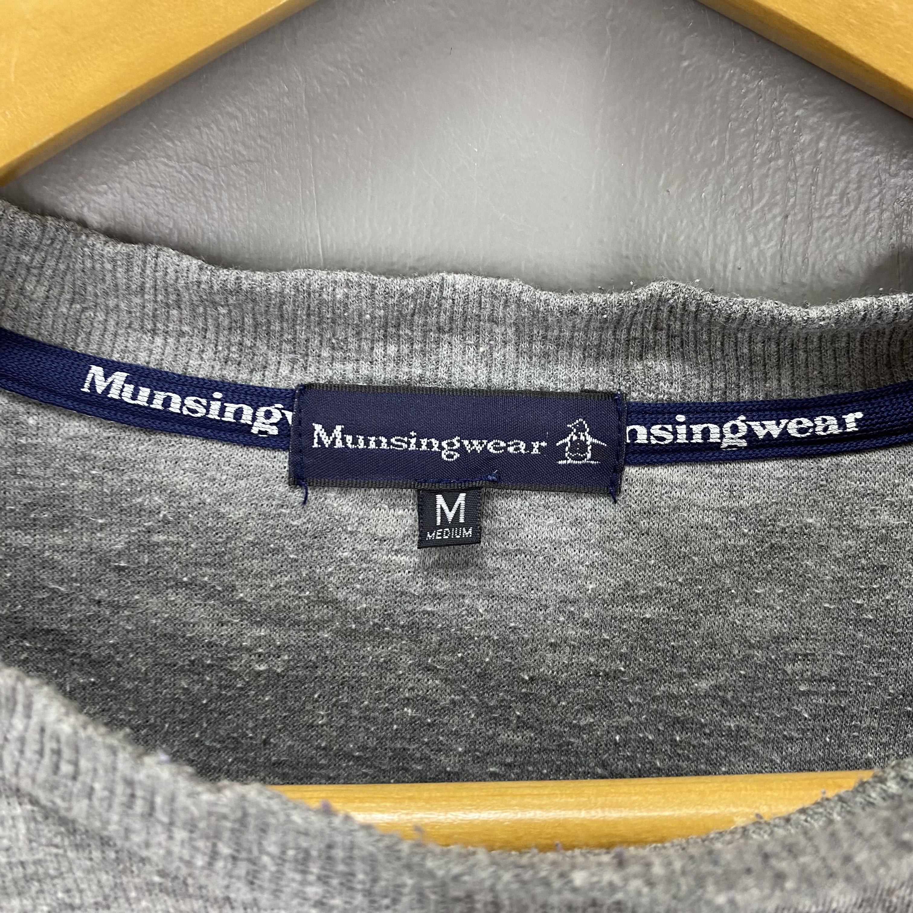 Japanese Brand MUNSING WEAR Crew Neck Sweatshirt #1894/09 Size US M / EU 48-50 / 2 - 5 Thumbnail