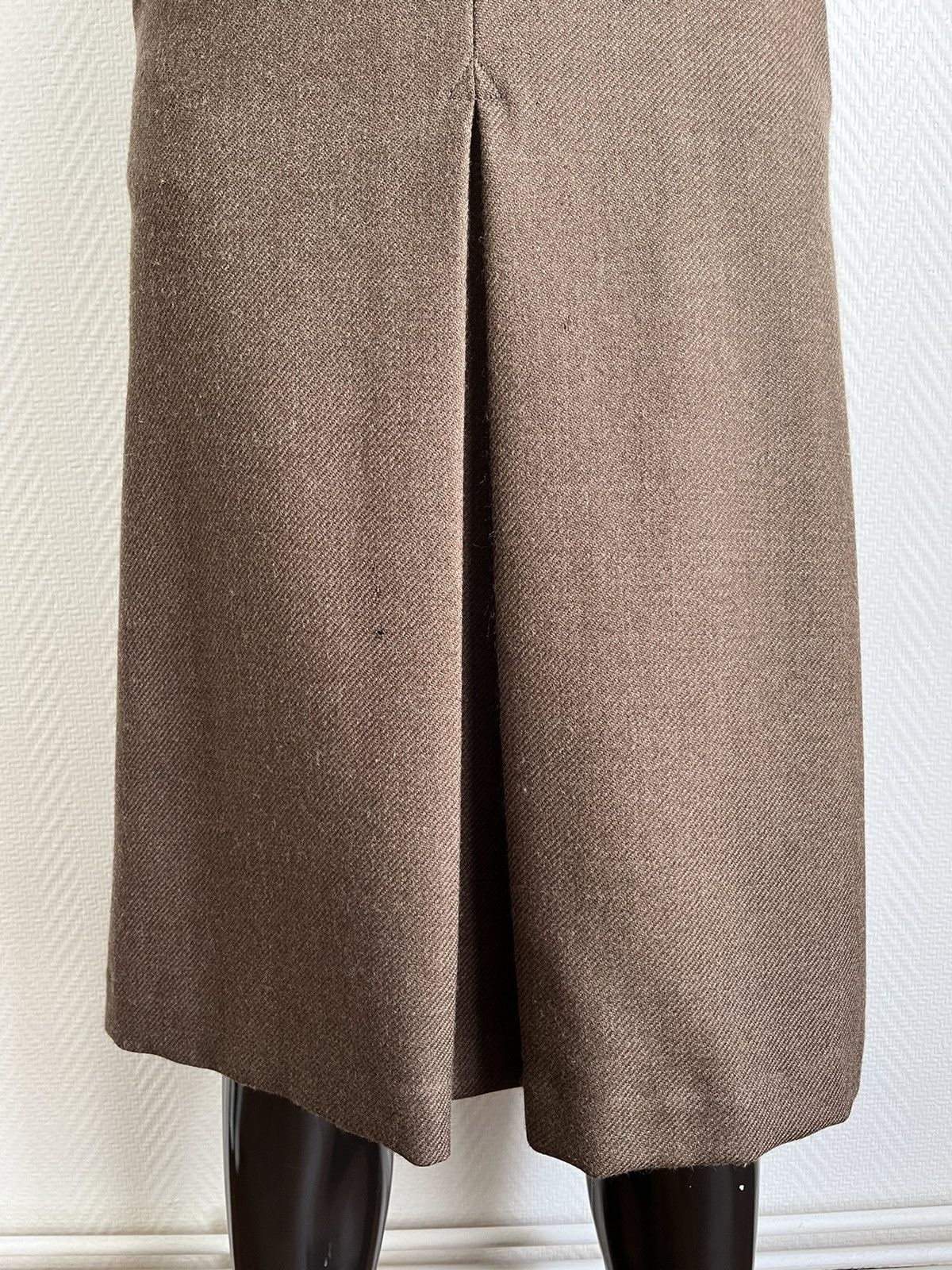 Maison Margiela AW2000 Pleated Wool Skirt Size 27" / US 4 / IT 40 - 4 Thumbnail