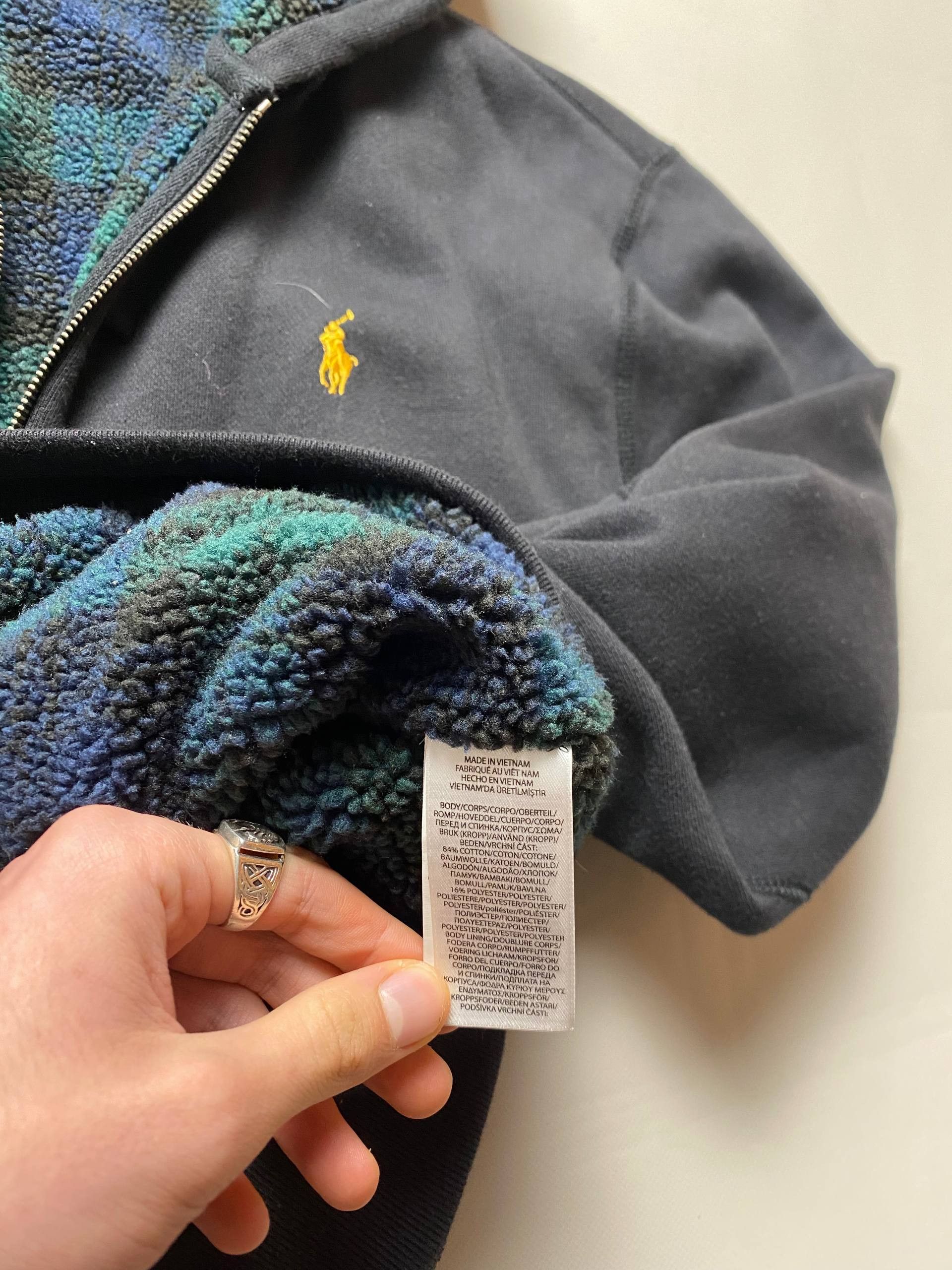 Polo Ralph Lauren Polo Ralph Lauren Teddy Zip Hoodie Size US L / EU 52-54 / 3 - 5 Thumbnail
