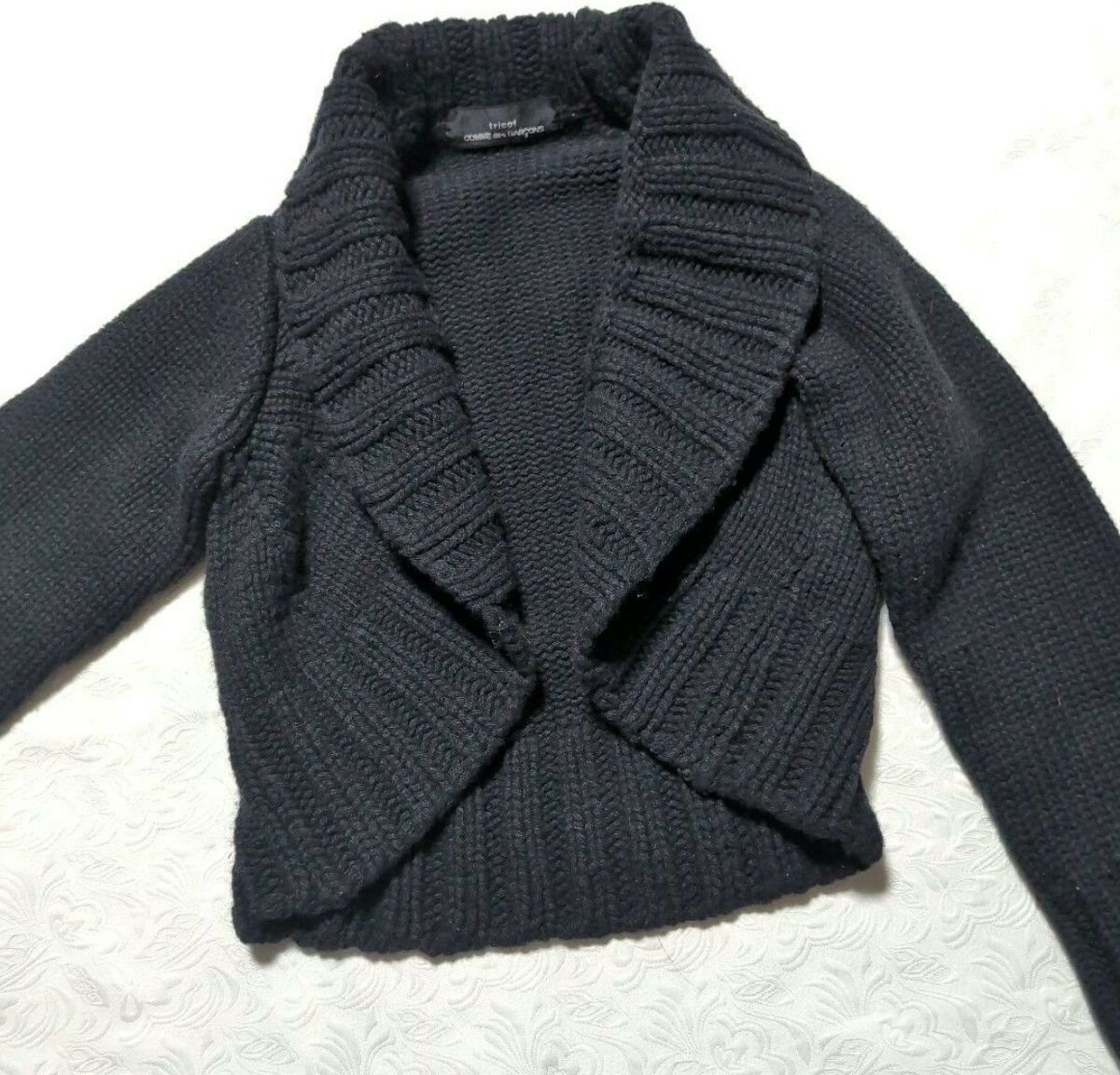 Comme des Garcons Comme des Garçons Black Knit Cardigan Size M / US 6-8 / IT 42-44 - 1 Thumbnail