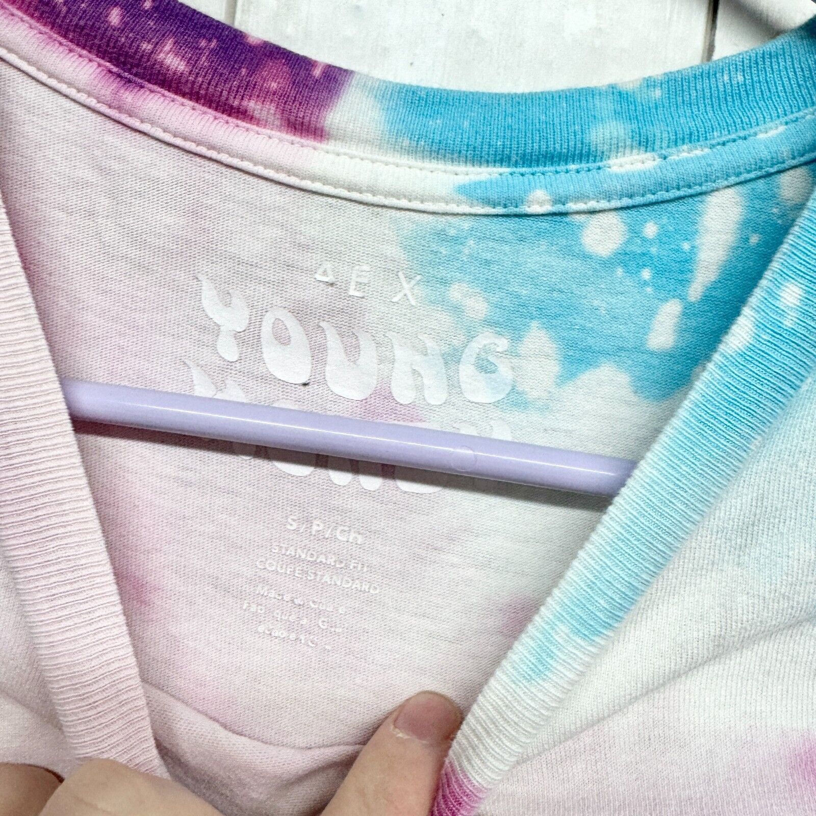 American Eagle Outfitters American Eagle x Young Money Small T-shirt Cotton Tie Dye Size US S / EU 44-46 / 1 - 2 Thumbnail