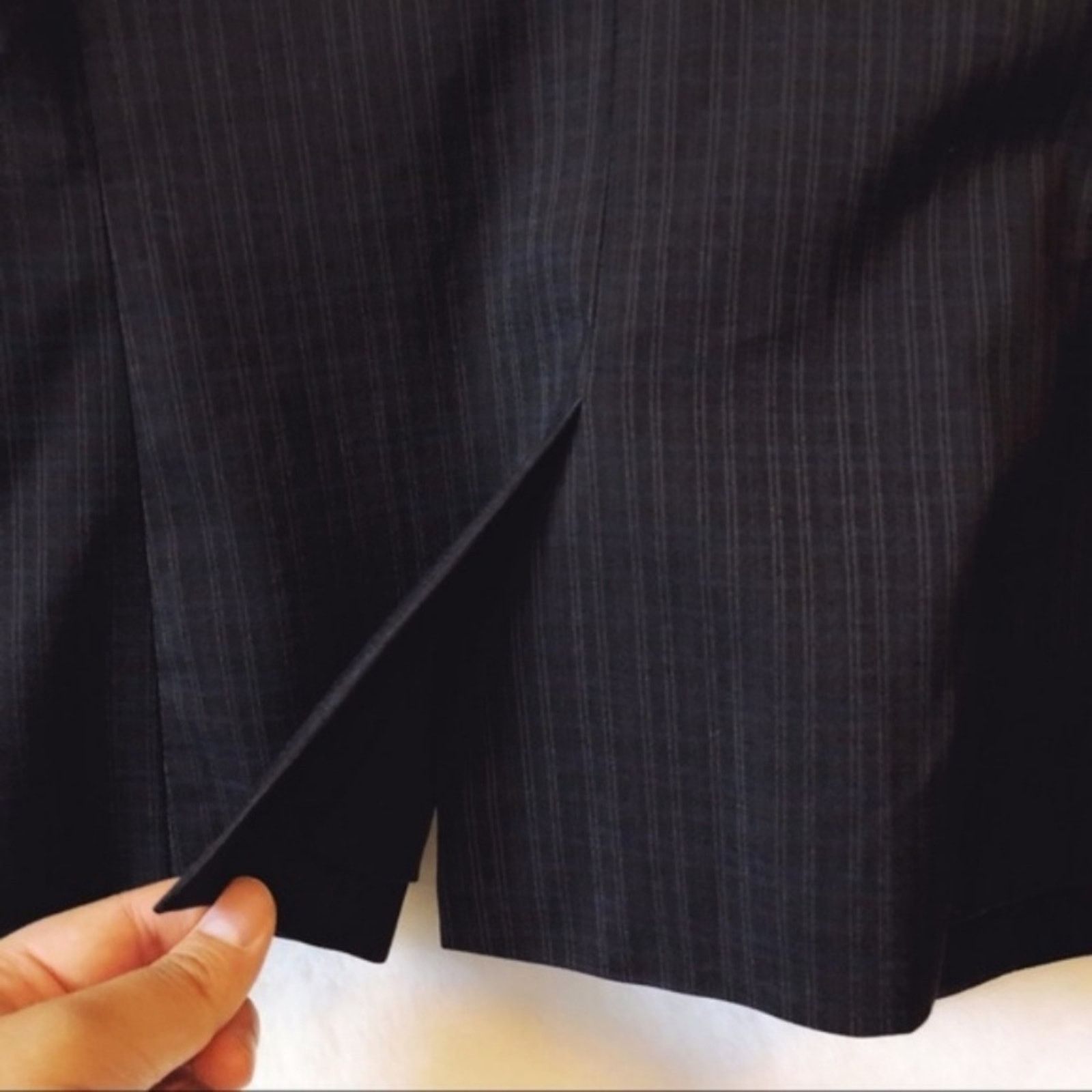 Ann Taylor Ann Taylor Striped Black Suit Blazer Size XS / US 0-2 / IT 36-38 - 5 Thumbnail