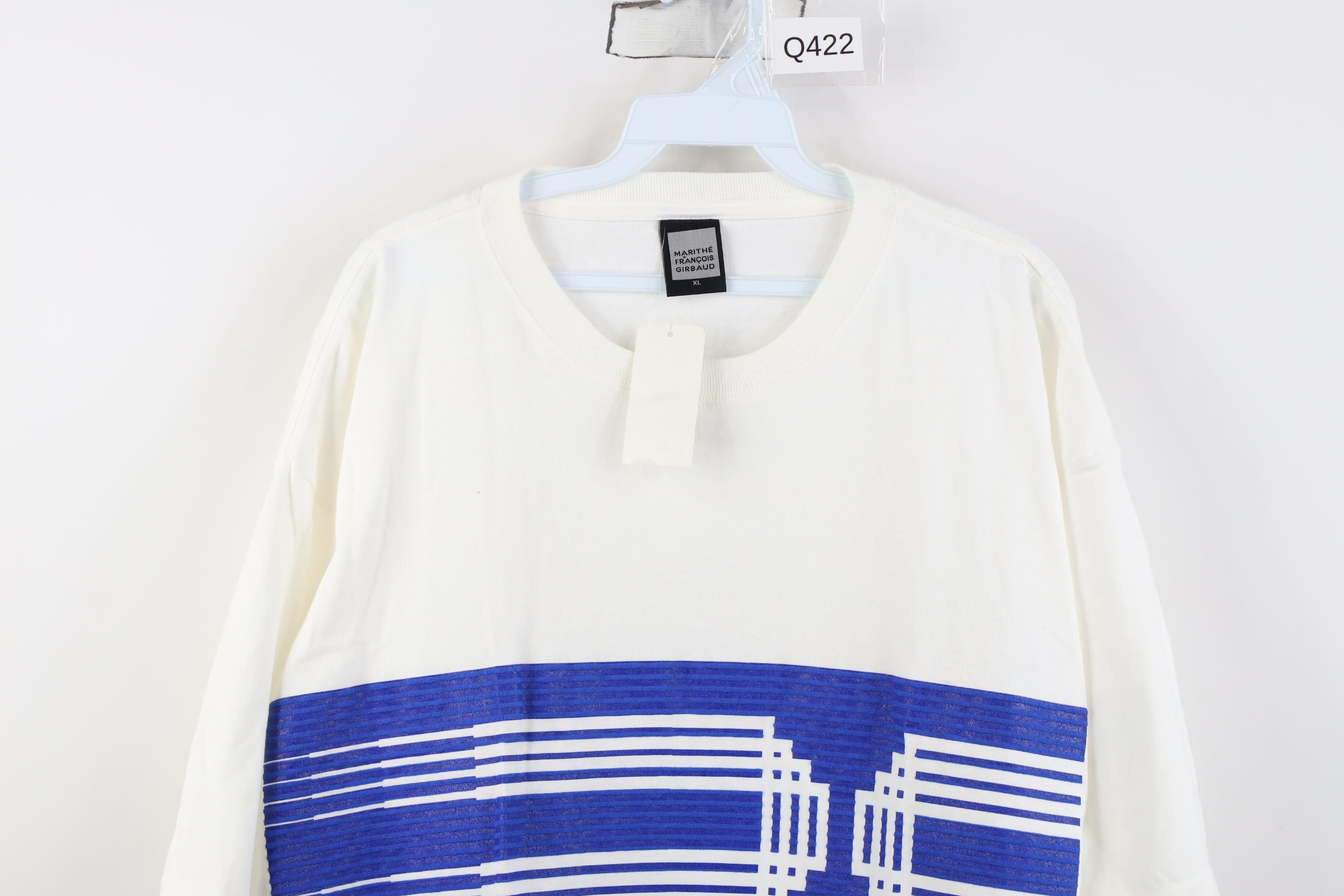 Marithe + Francois Girbaud Deadstock Vintage 90s Marithe Francois Girbaud T-Shirt White Size US XL / EU 56 / 4 - 2 Thumbnail