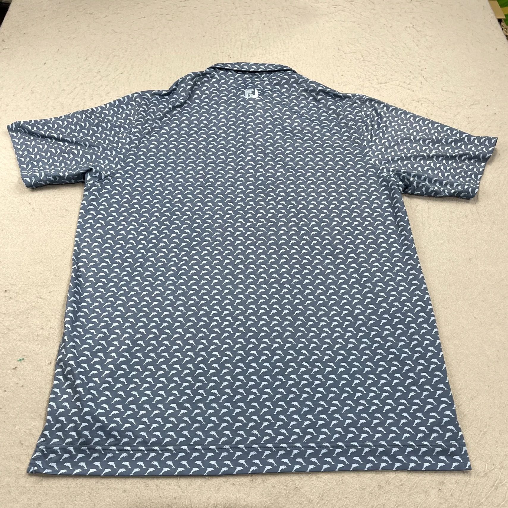 Footjoy FootJoy Polo Shirt Mens L Blue Logo Stretch Golf Shirt Polo Size US L / EU 52-54 / 3 - 6 Thumbnail