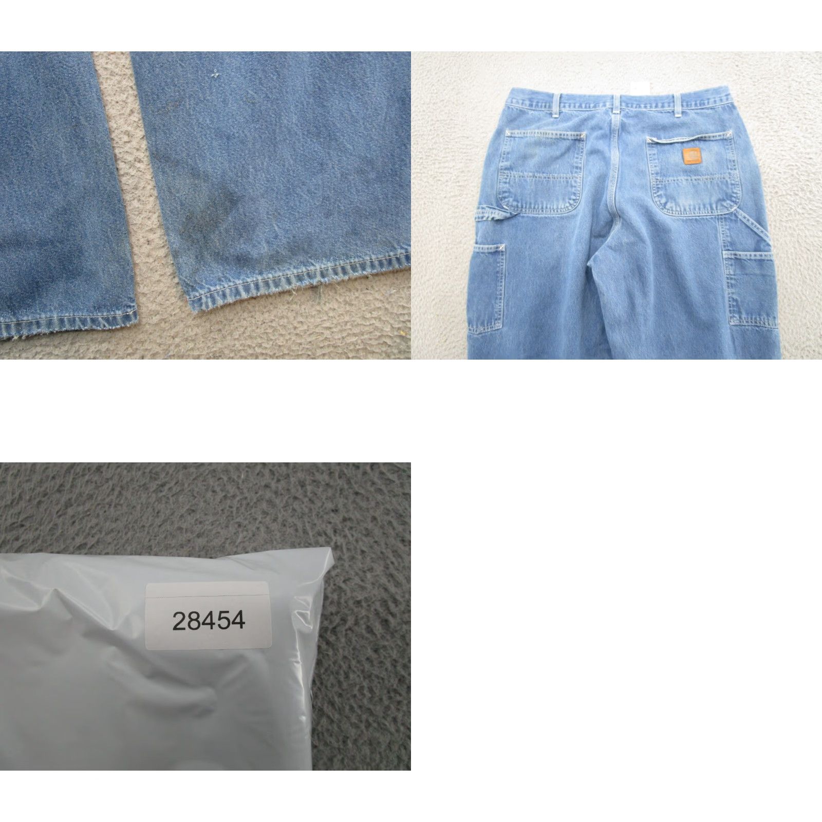 Carhartt VTG Carhartt Jeans DST Original Fit 38x28 Blue Men Read Skater Workwear Trousers B13 DST Reg Straight 38 Mens Size US 38 / EU 54 - 9 Thumbnail