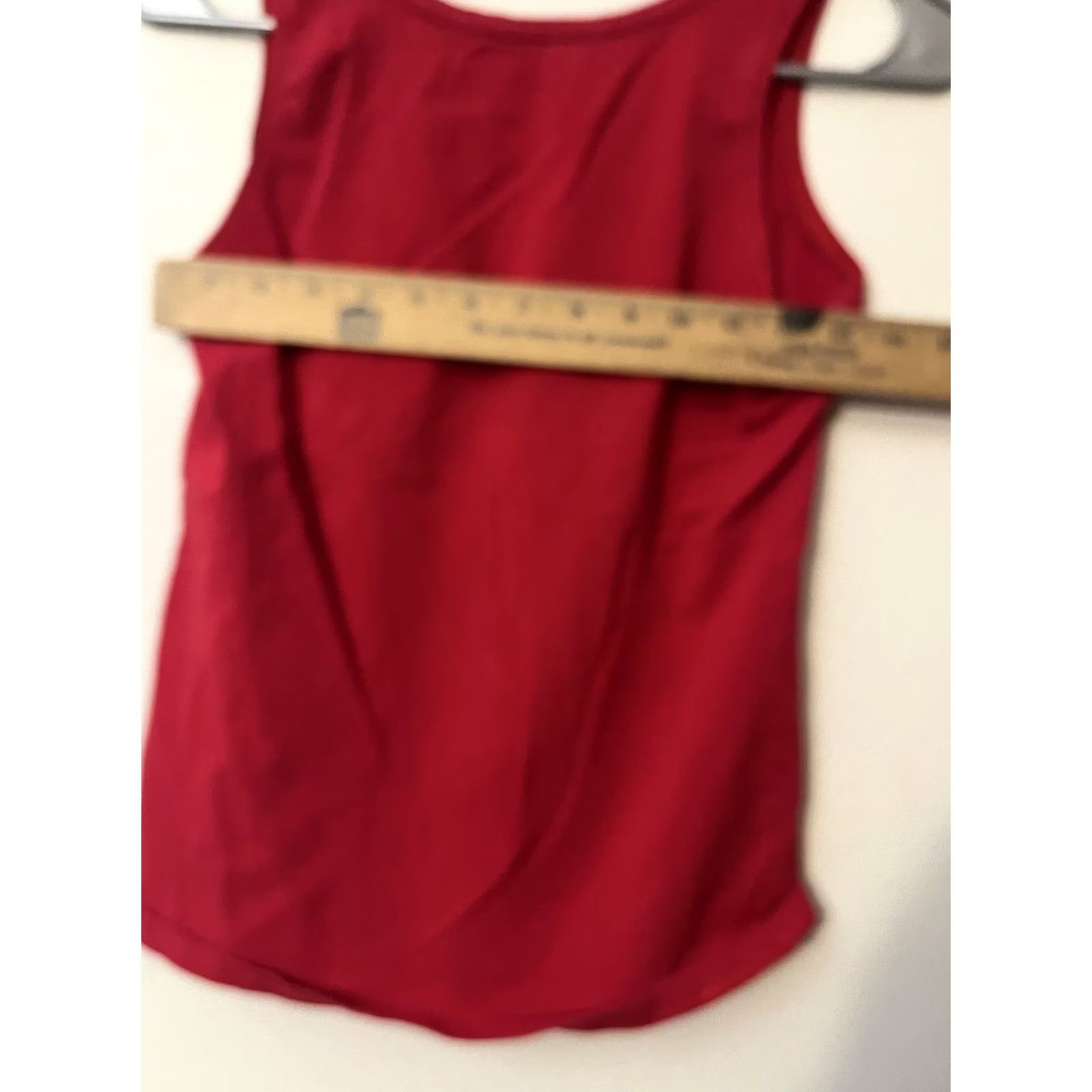 H&M H&M LOGG Red Tank Shirt Blouse Muscle Solid Large Women Size L / US 10 / IT 46 - 5 Thumbnail
