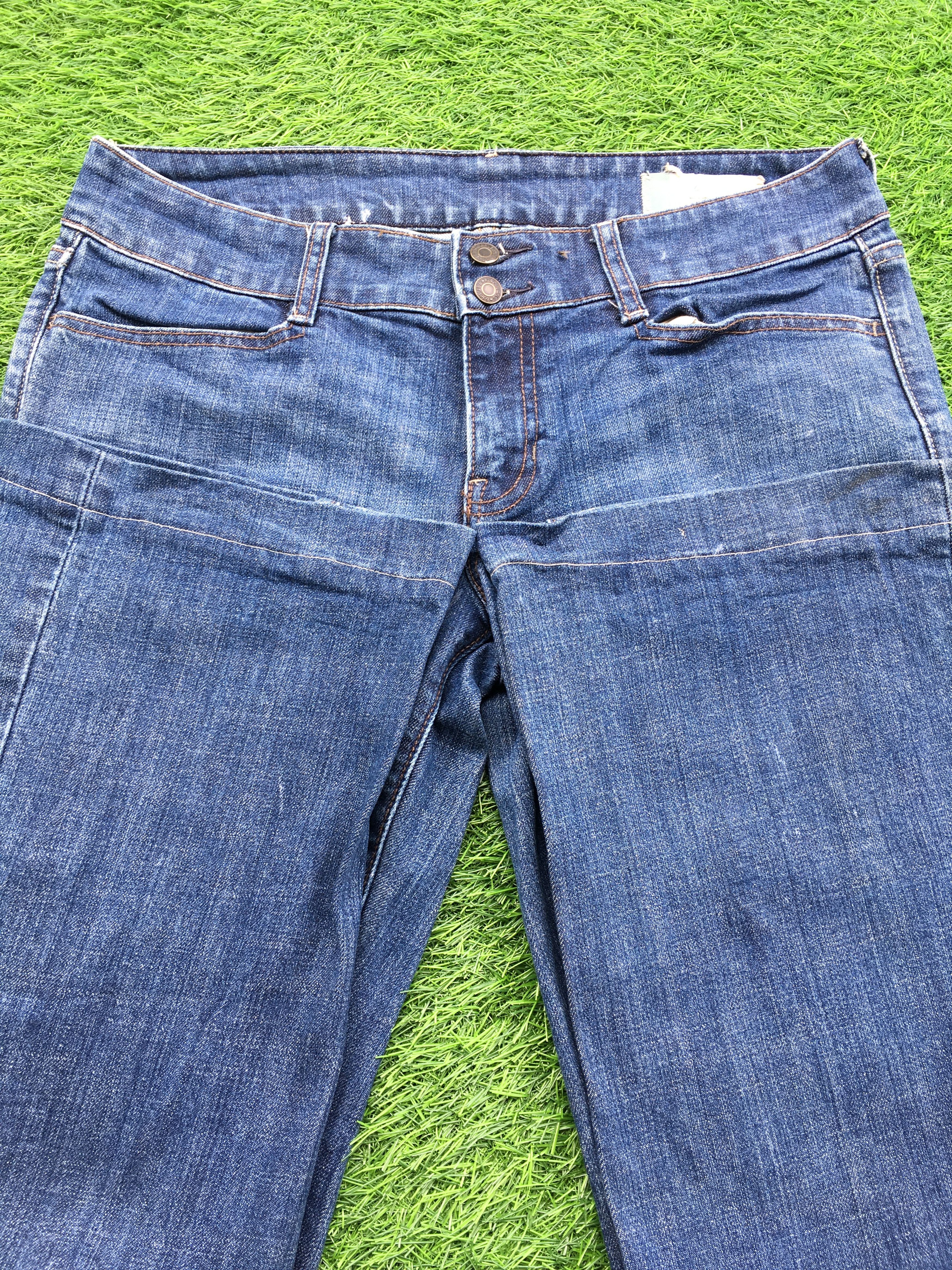 Designer × Japanese Brand × Jean Y2K Curvy Bootcut Stretch Jeans D-993 Size 29" - 6 Thumbnail