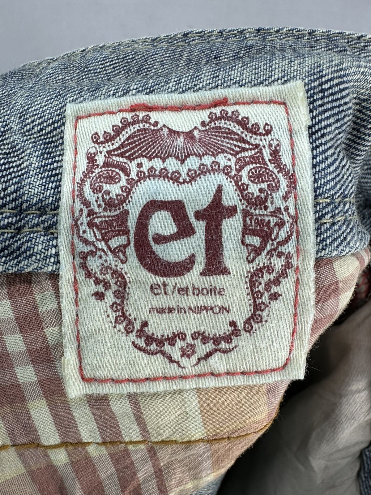 If Six Was Nine Vintage Flare Bell Bottom Women Denim Pants by et Boite Size 27" / US 4 / IT 40 - 18 Thumbnail