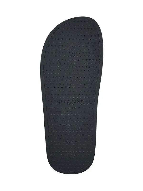 Givenchy o1srvl11e0724 Slide Sandals In Rubber in Black Size US 6 / EU 39 - 5 Thumbnail