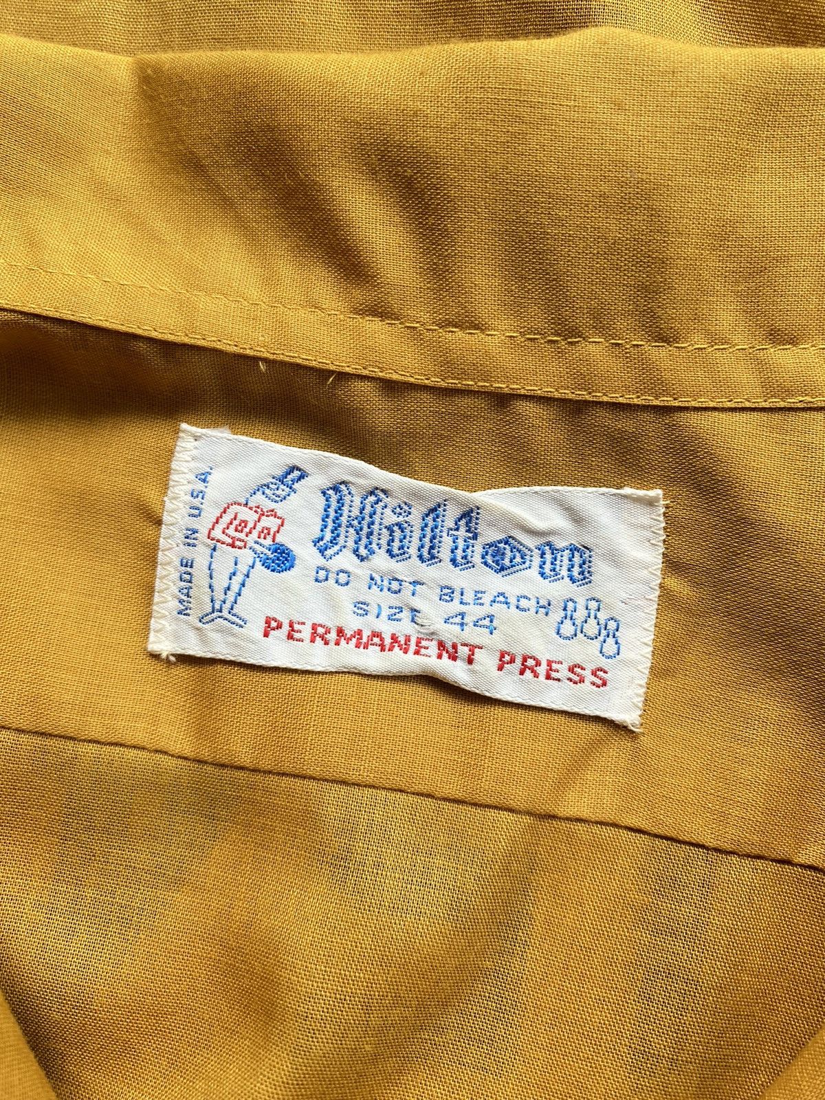 Vintage Hilton Yellow Embroidered Bowling Shirt Size S / US 4 / IT 40 - 3 Thumbnail