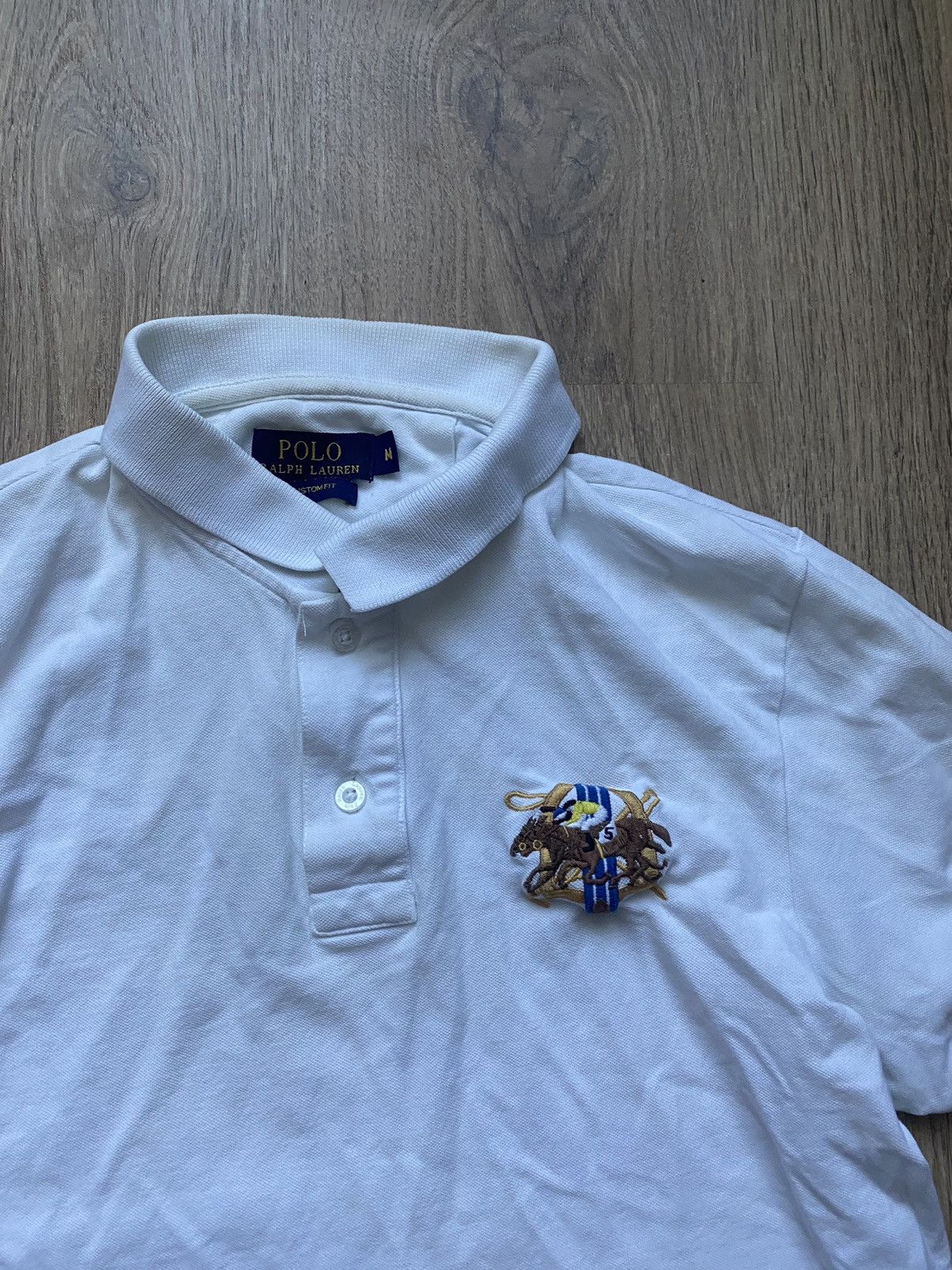 Polo Ralph Lauren × Ralph Lauren × Vintage Rare Mens Vintage Polo Ralph Lauren Polos T-shirt Y2K USA Size US S / EU 44-46 / 1 - 2 Thumbnail