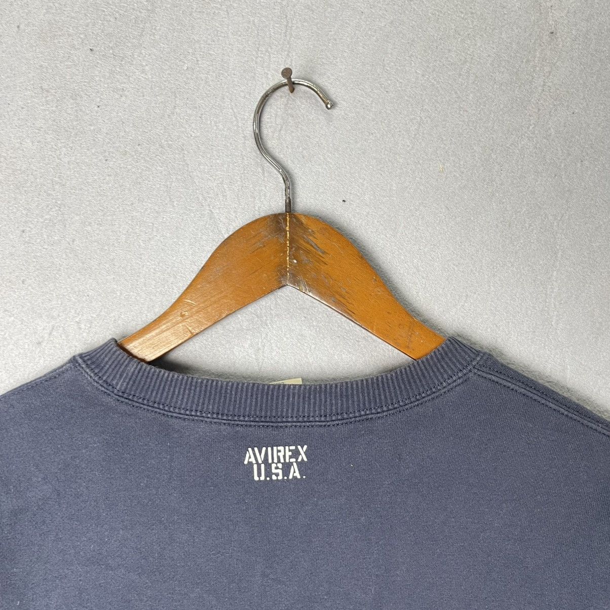 Avirex Vintage Avirex U.S.A. Basic Crewneck Sweatshirt Size US S / EU 44-46 / 1 - 7 Thumbnail