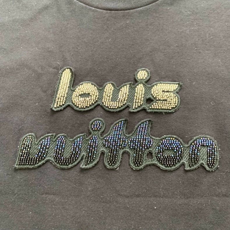 Louis Vuitton LV Black Short Sleeve TShirt with Embroidery-2506 Size US M / EU 48-50 / 2 - 7 Thumbnail