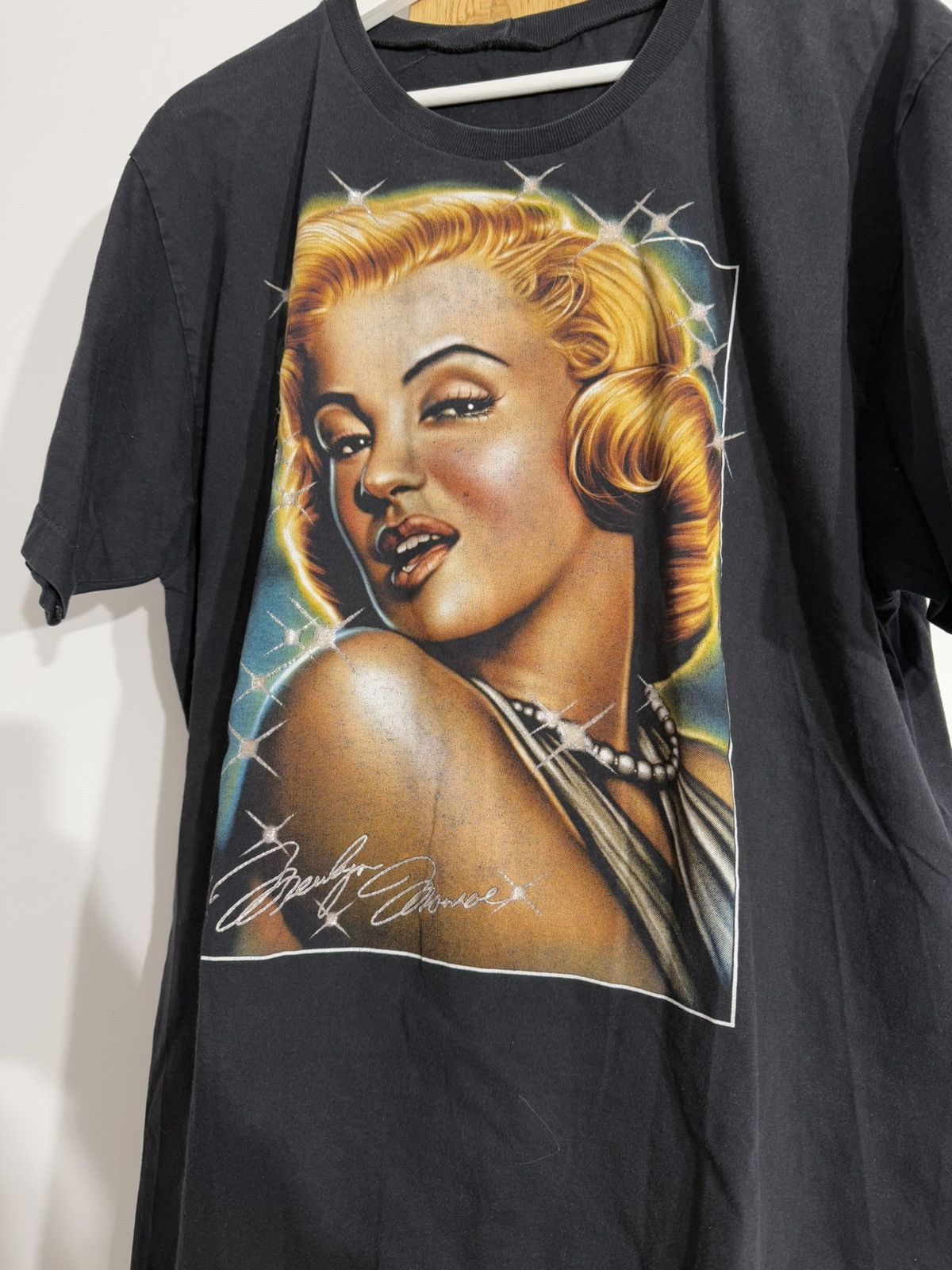 Band Tees × Vintage RARE Marilyn Monroe t-shirt from 90s vintage single stich Size US XL / EU 56 / 4 - 3 Thumbnail