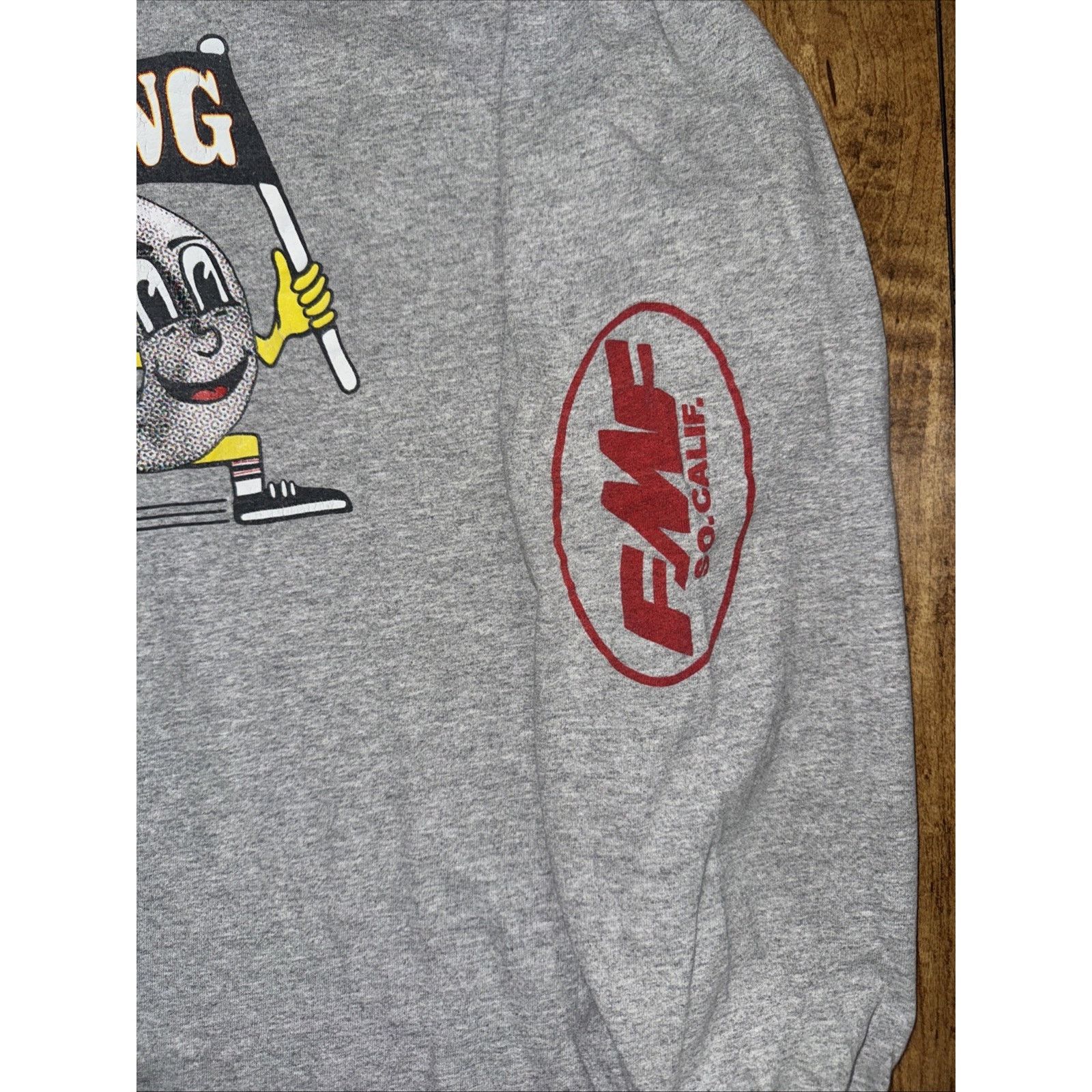 Vintage FMF Motocross Long Sleeve Graphic Shirt Grey XL Y2K Vintage Size US XL / EU 56 / 4 - 3 Thumbnail