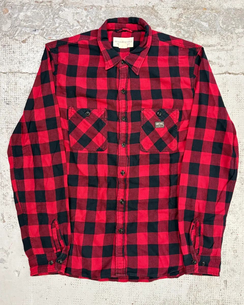 Polo Ralph Lauren 2010s Ralph Lauren Red & Black Plaid Shirt Size US M / EU 48-50 / 2 - 1 Thumbnail