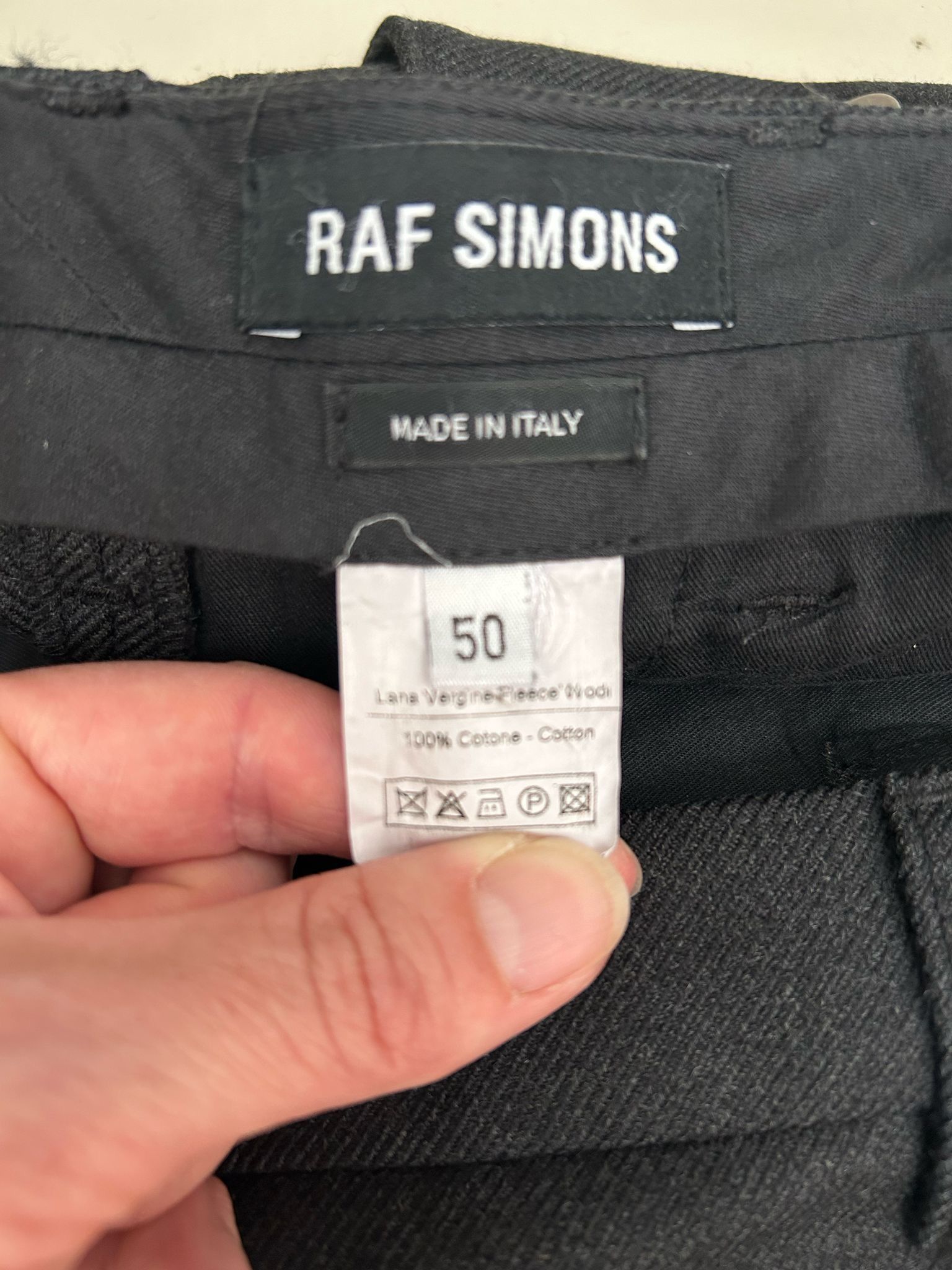 Raf Simons Raf Simons Grey Trousers with Silver Studs IT50 Size US 34 / EU 50 - 3 Thumbnail