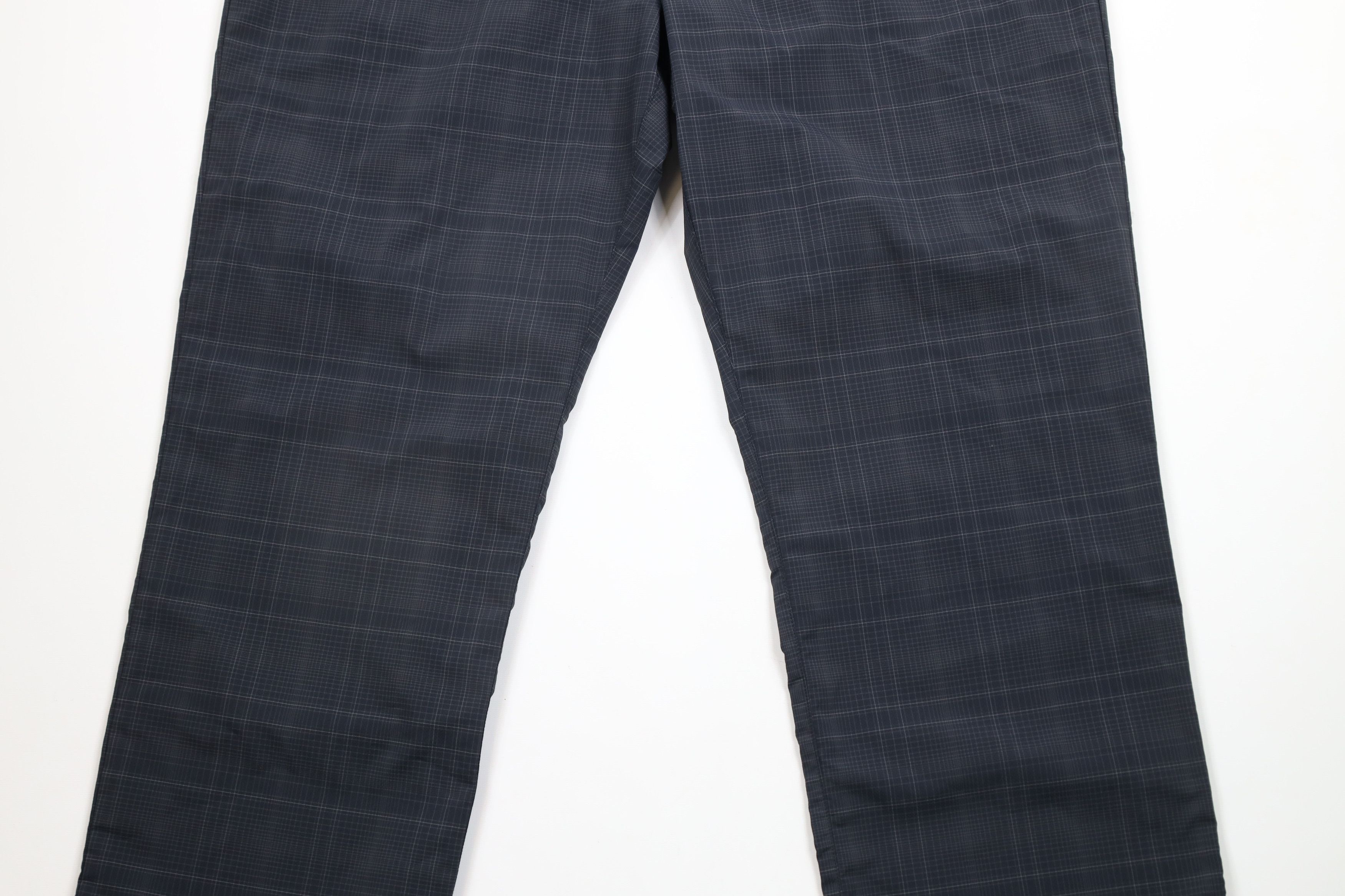 Under Armour × Vintage Under Armour Wide Leg Tech Golfing Chino Pants Gray Plaid Size US 40 / EU 56 - 3 Thumbnail