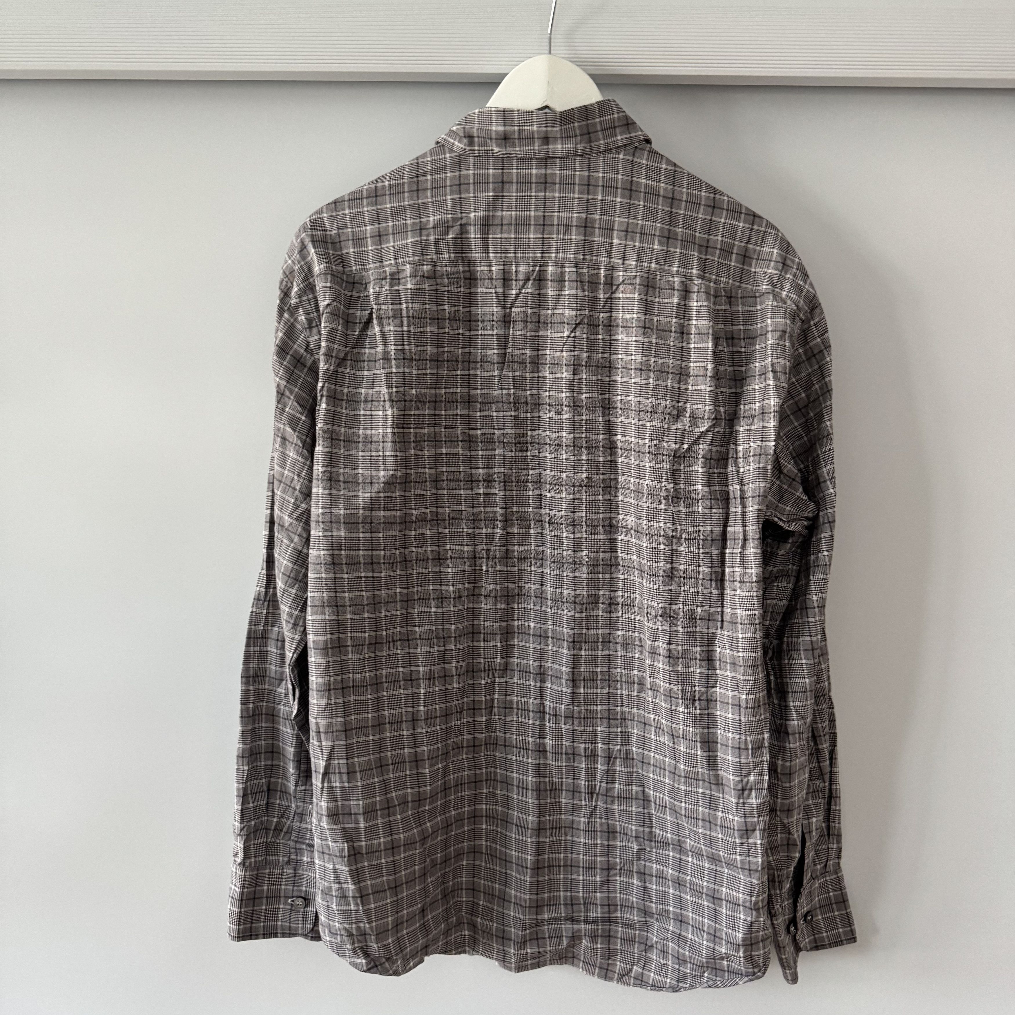 Brioni Men's Brioni Check Casual Button Shirt Size XL Size US XL / EU 56 / 4 - 2 Thumbnail