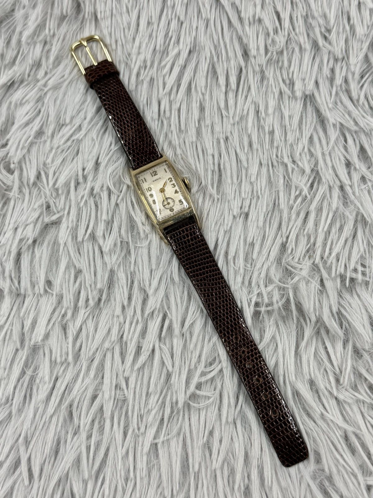 Vintage Vintage RIBAUX TANK Sub-Seconds Swiss Manual Unisex Watch Size ONE SIZE - 18 Thumbnail