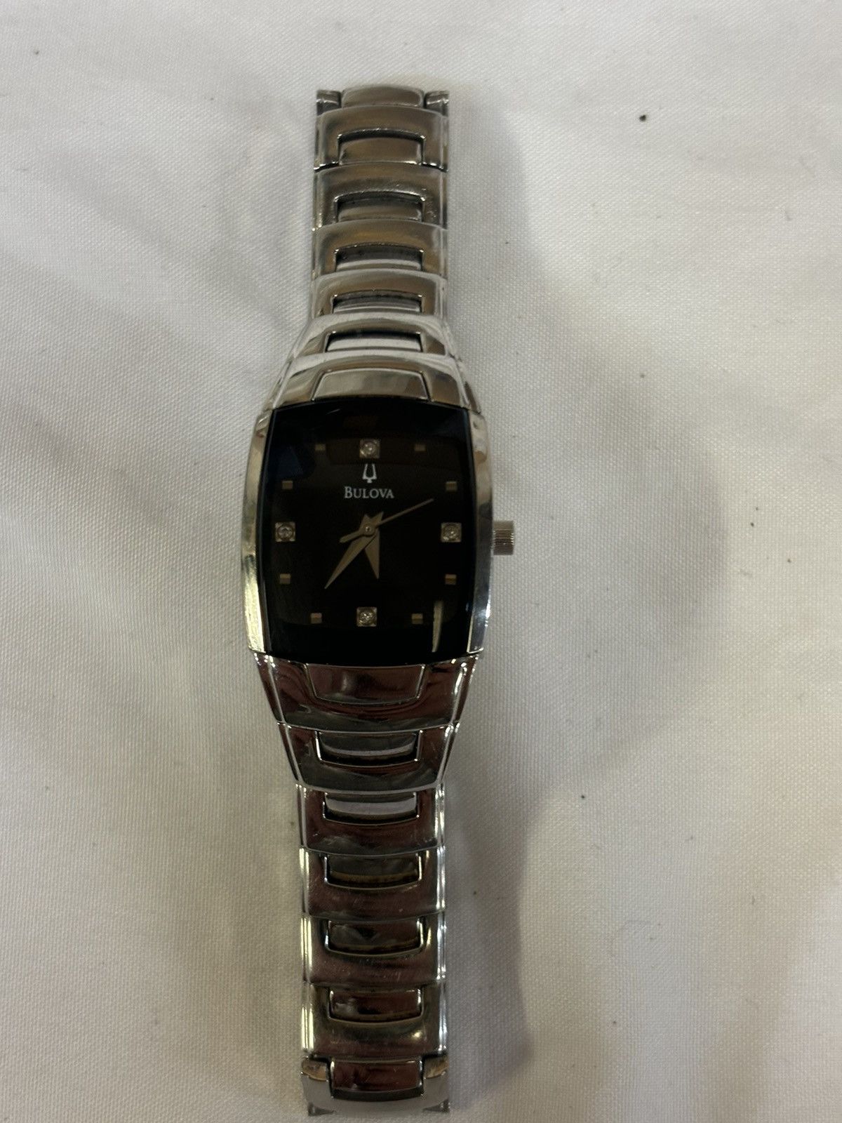 Bulova Bulova Diamond B2 Silver Tone Womens Watch! Size ONE SIZE - 11 Thumbnail
