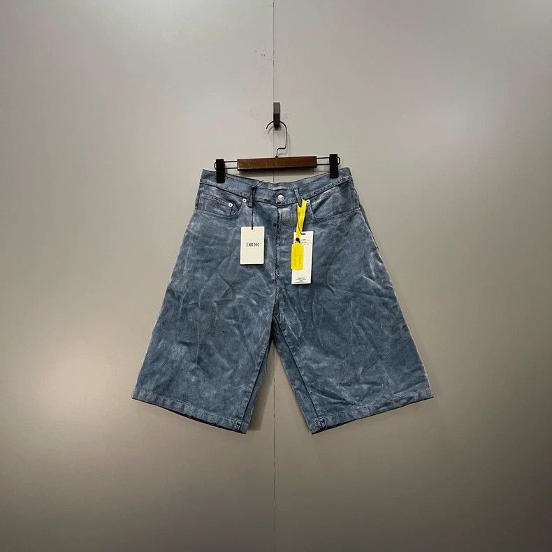 Dior Dior Blue fleece to make old shorts 2501-Nextarrow Size US 29 - 1 Thumbnail