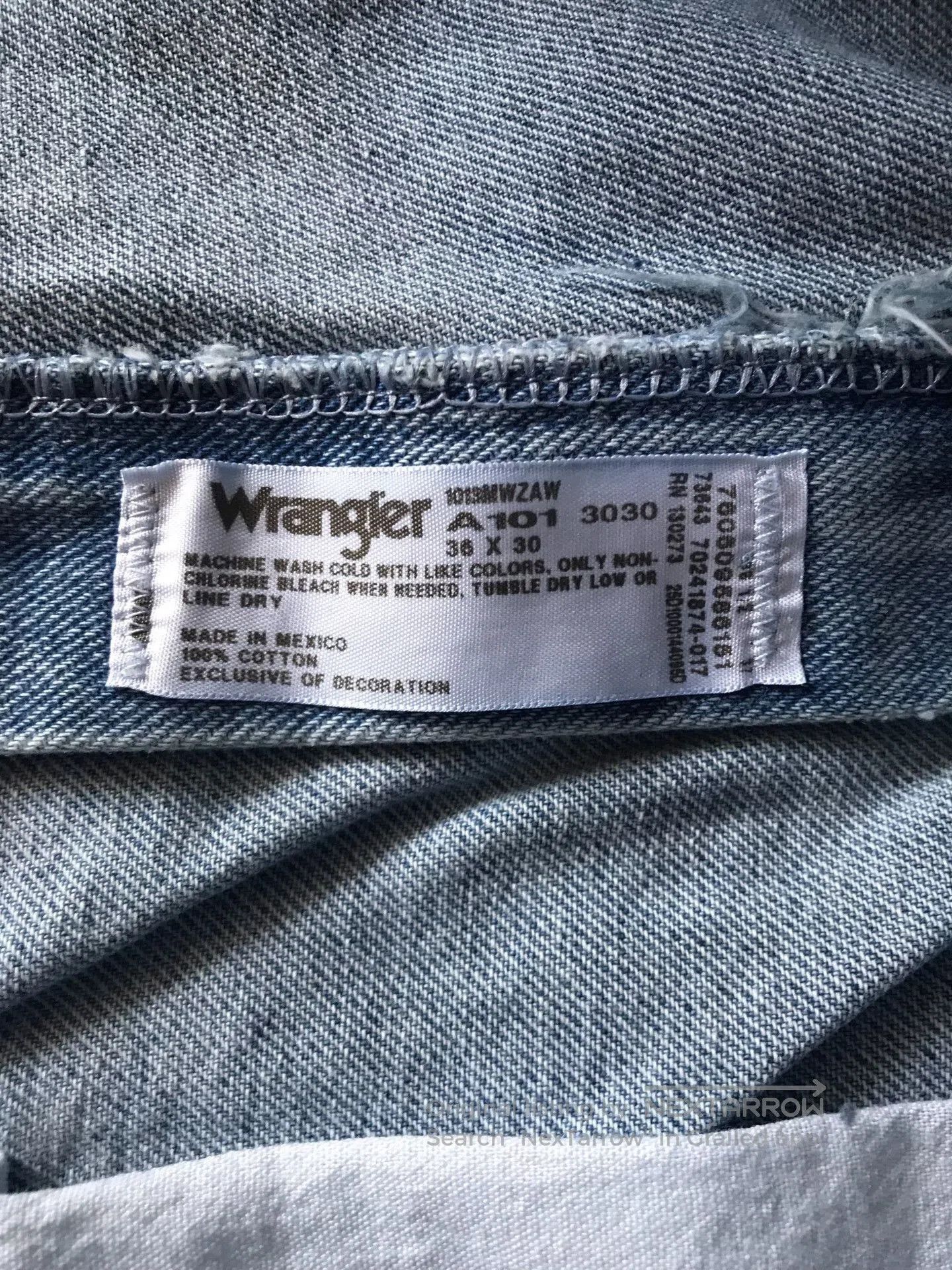 Wrangler Wrangler 13MWZ Jeans W36L30. Size US 36 / EU 52 - 9 Thumbnail