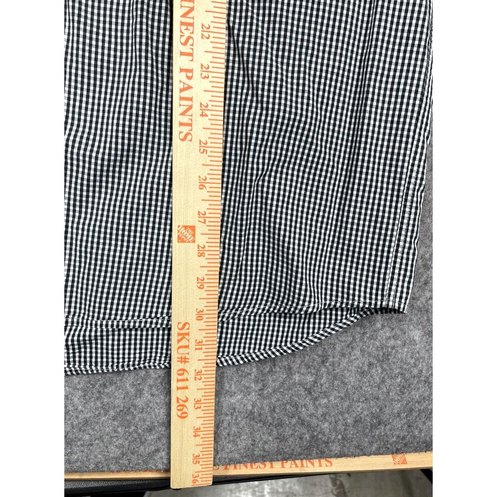 Vintage Lucchese Shirt Mens Large Black Gingham Check Button-Up Western Shirt Size US L / EU 52-54 / 3 - 6 Thumbnail