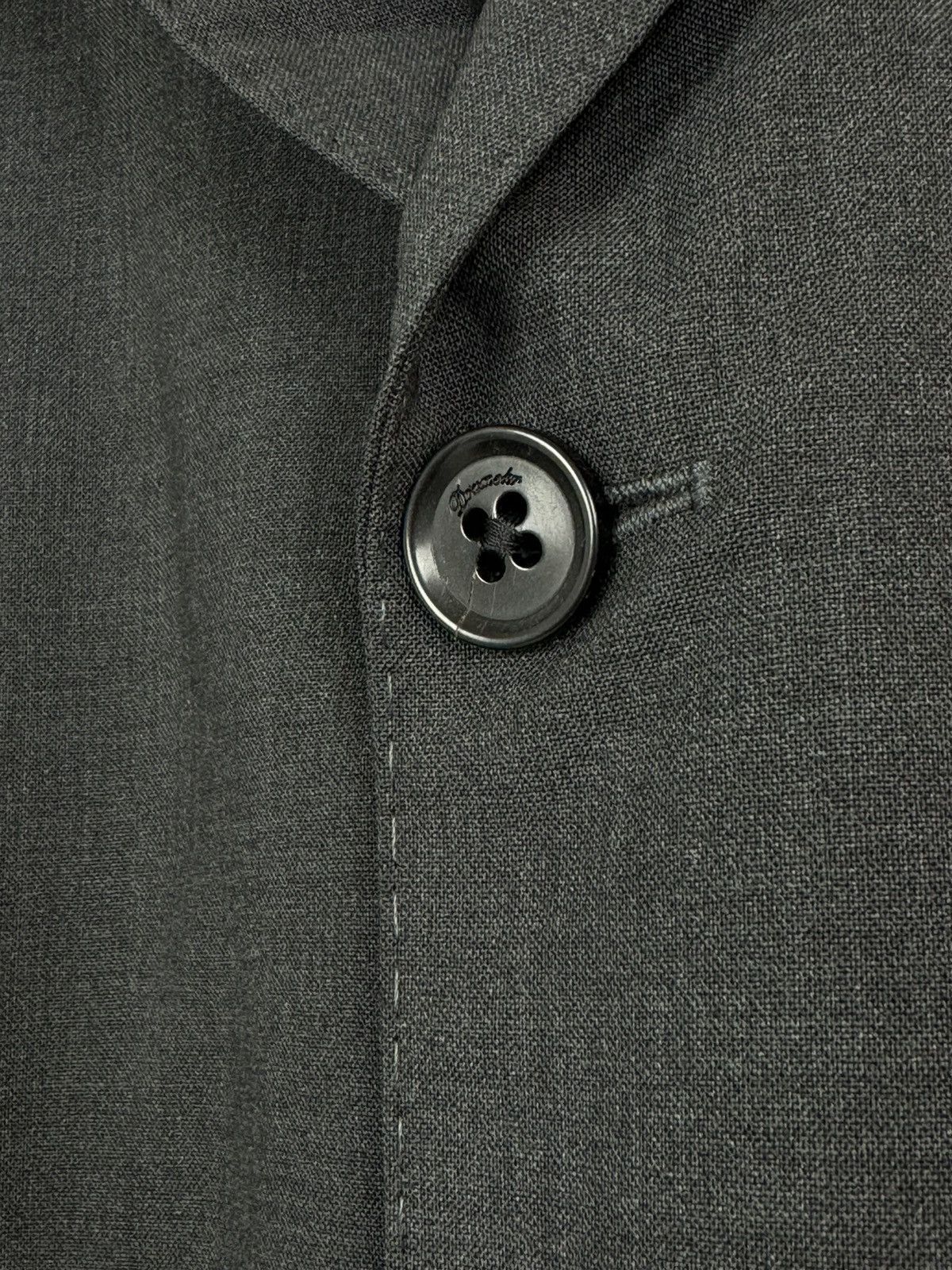 Drumohr Drumohr Virgin Wool Gray Blazer Jacket Size 46 Size 46R - 6 Thumbnail