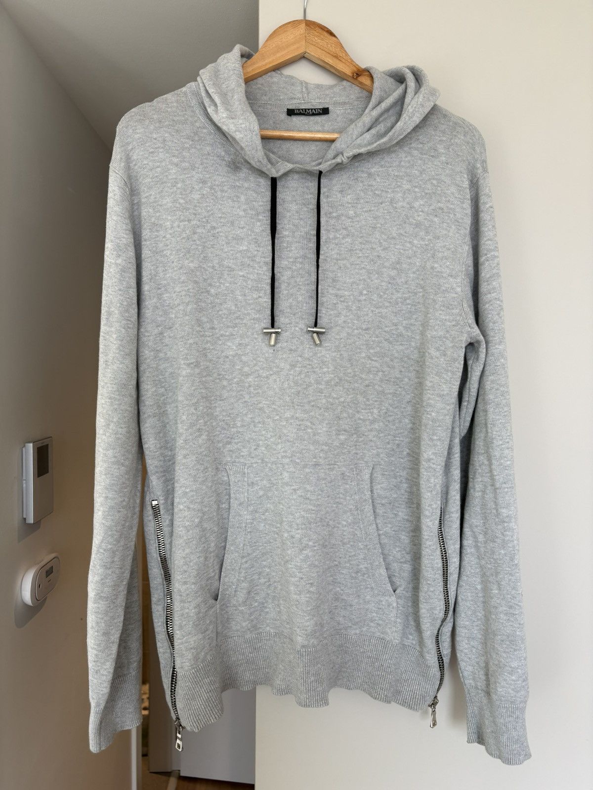 Balmain Archive Balmain Side Zip Hoodie Size US M / EU 48-50 / 2 - 1 Thumbnail