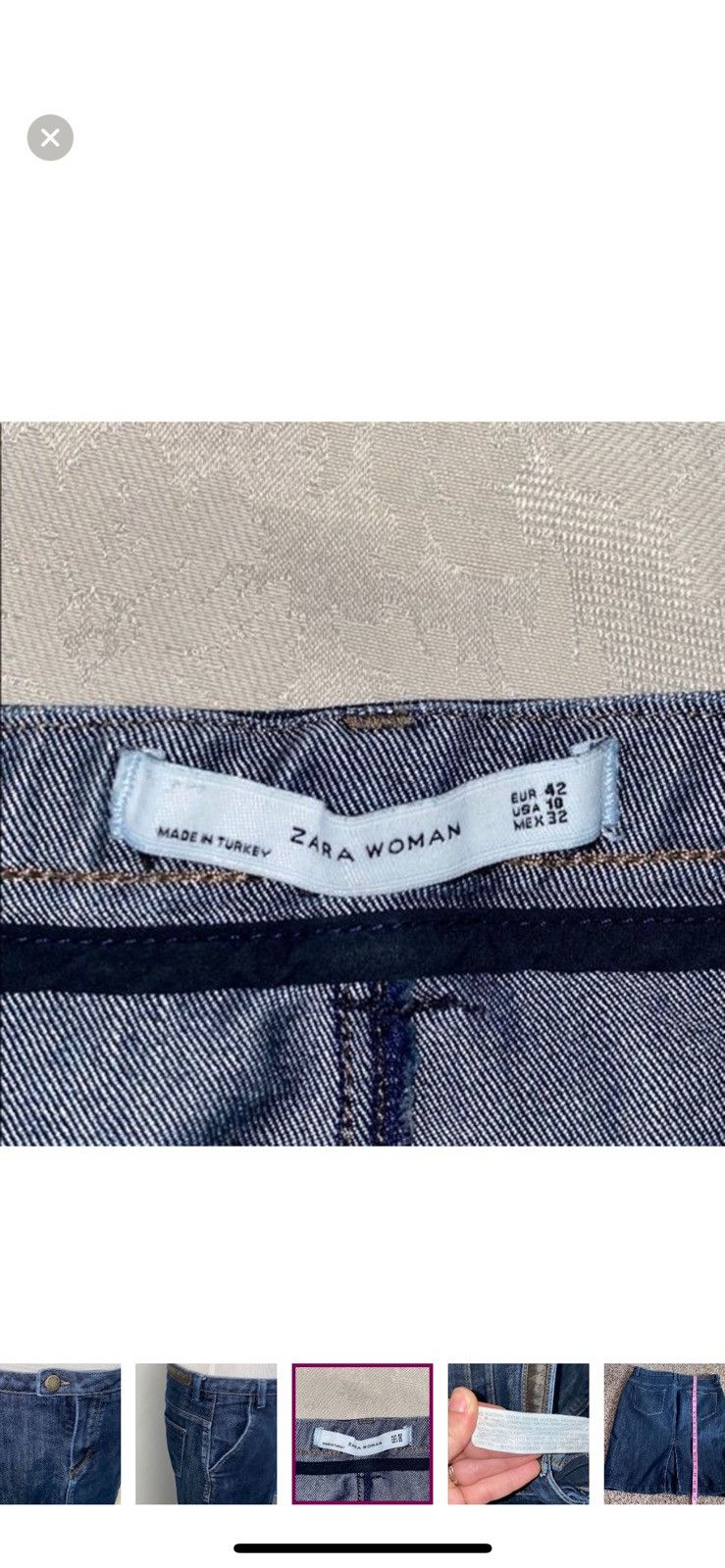 Zara Zara denim pencil skirt size 10 Size 32" / US 10 / IT 46 - 2 Thumbnail
