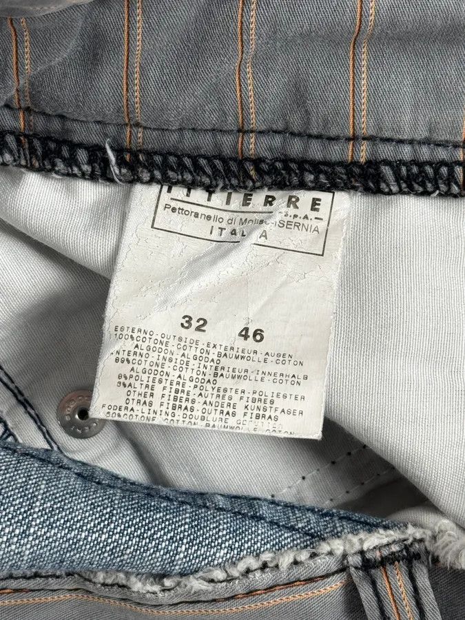 Dolce & Gabbana AW2003 Dolce & Gabbana Light Blue Distressed Double Waisted Jeans Size US 32 / EU 48 - 10 Thumbnail