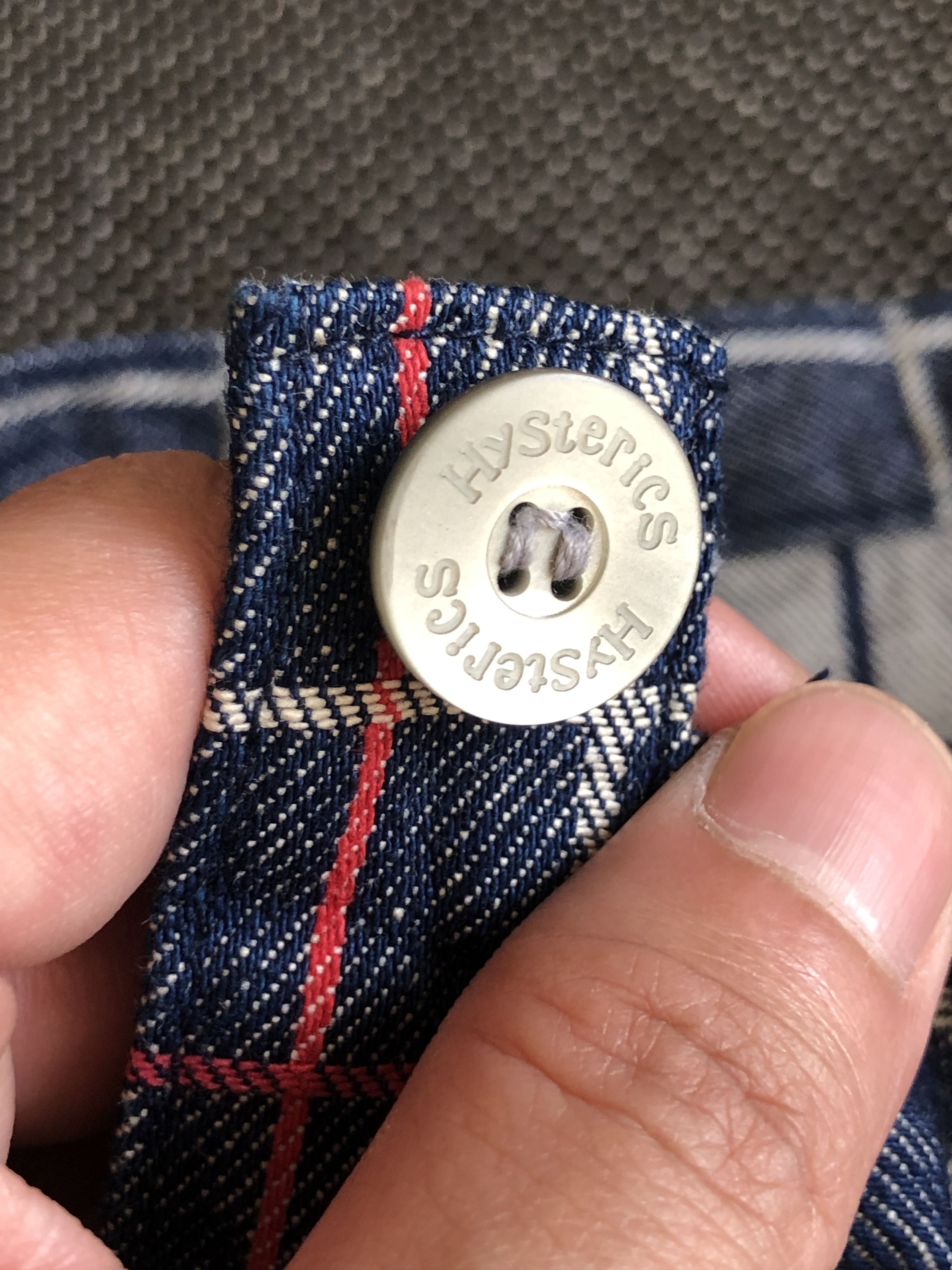 Hysteric Glamour RARE🔥VINTAGE 90’S HYSTERIC DENIM MINI SKIRT CHECKED Size 28" / US 6 / IT 42 - 8 Thumbnail
