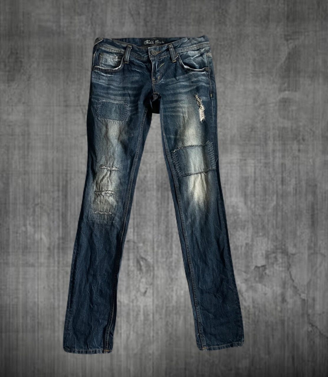 If Six Was Nine 2000s Jackrose Distressed Dirty Jeans Vkei