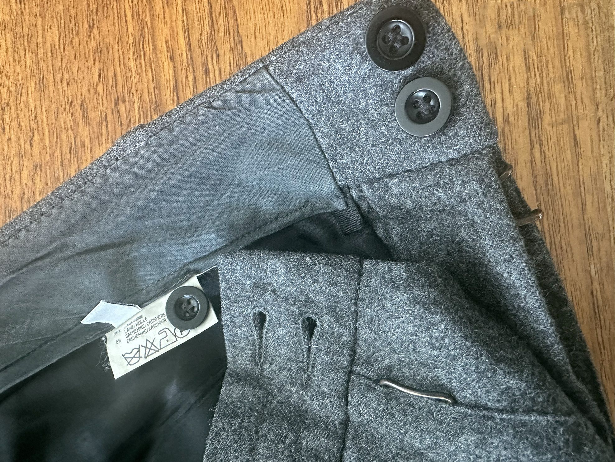 Maison Margiela Archival wool/cashmere trousers 2001/02 50 Size US 34 / EU 50 - 7 Thumbnail
