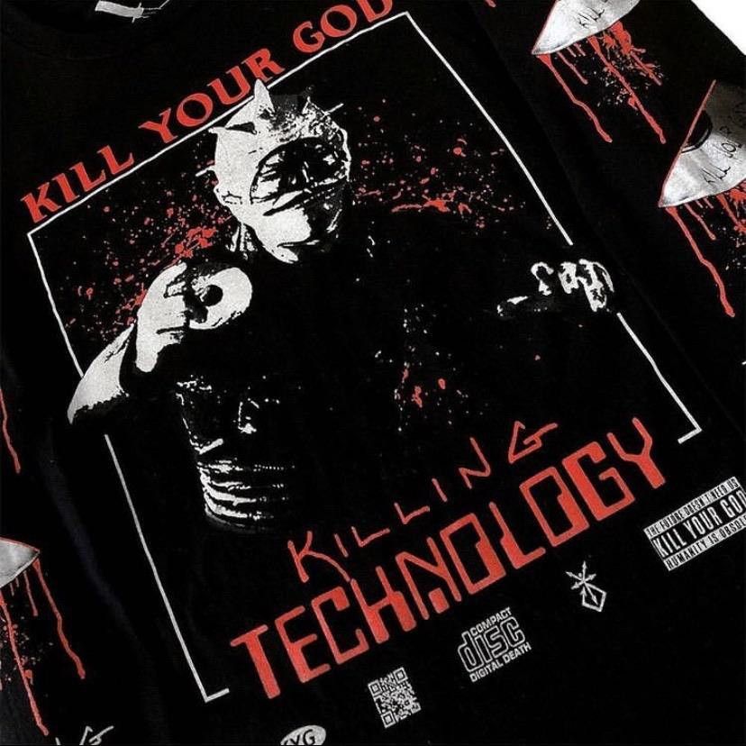 GOTHBOICLIQUE Kill Your God 'HELL ON EARTH' Long Sleeve T-Shirt Size US M / EU 48-50 / 2 - 4 Thumbnail