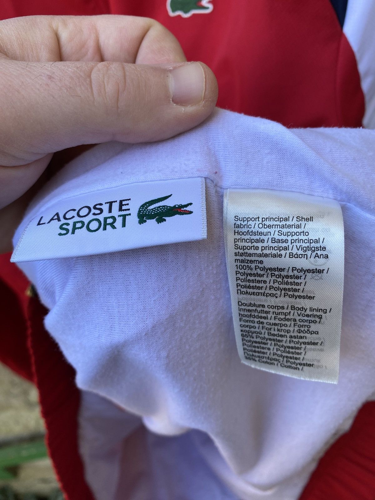 Lacoste Lacoste Sport Track Jacket Y2K Nike Carhartt Tennis Size US L / EU 52-54 / 3 - 16 Thumbnail