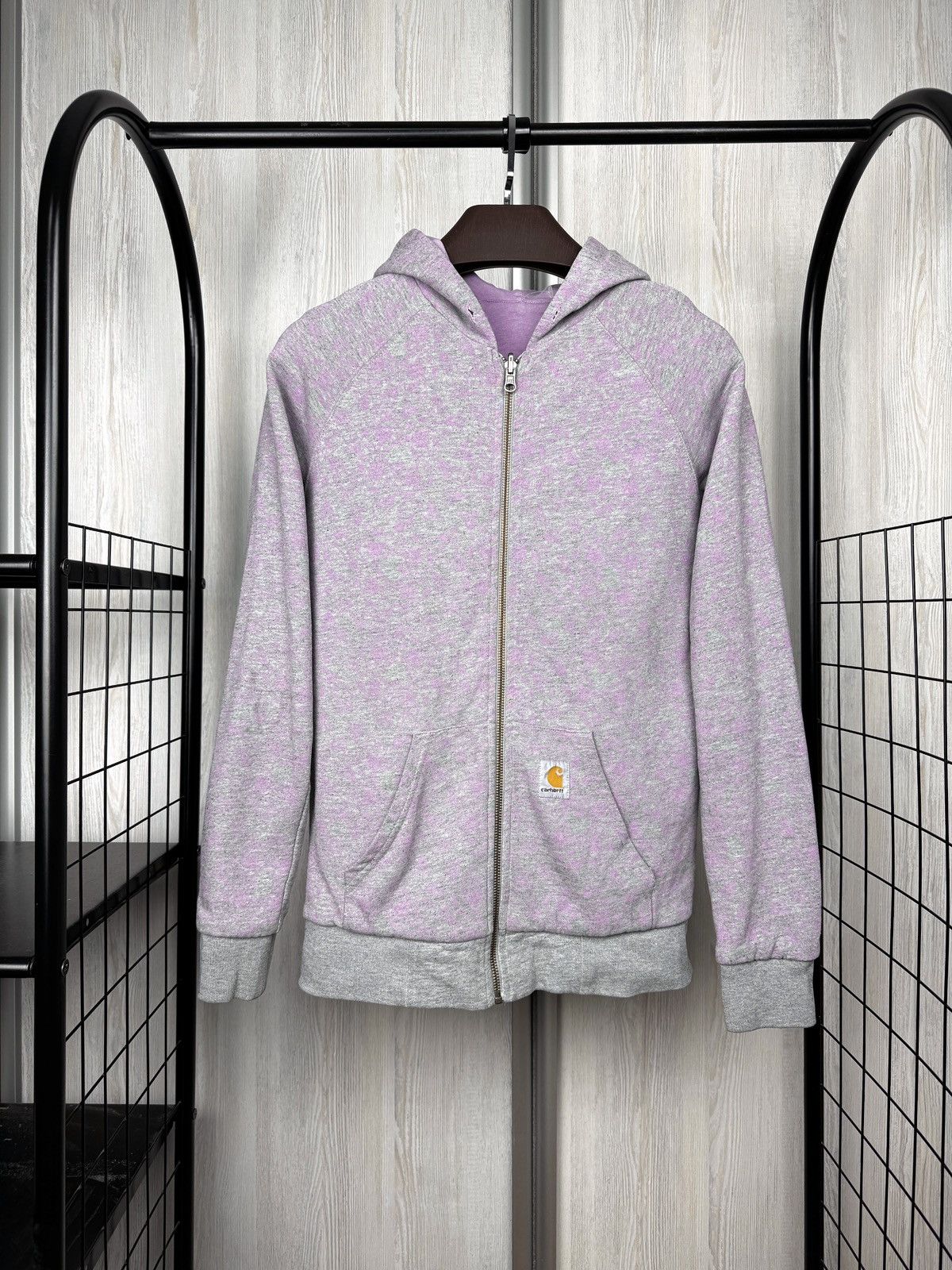Carhartt Carhartt w' hooded mellow reversible grey purple jacket Size M / US 6-8 / IT 42-44 - 2 Thumbnail