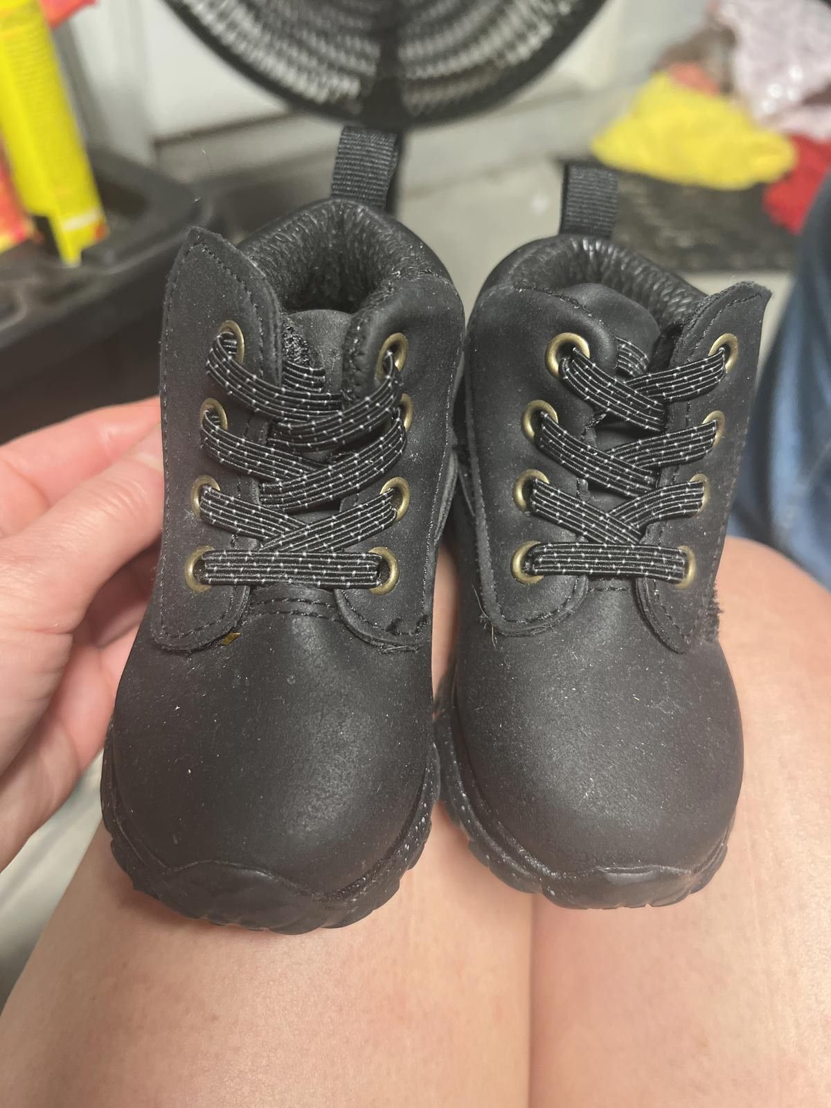 Other Wonder Nation Black Baby Boots - Comfortable and Durable Size US 5 / EU 37 - 1 Thumbnail