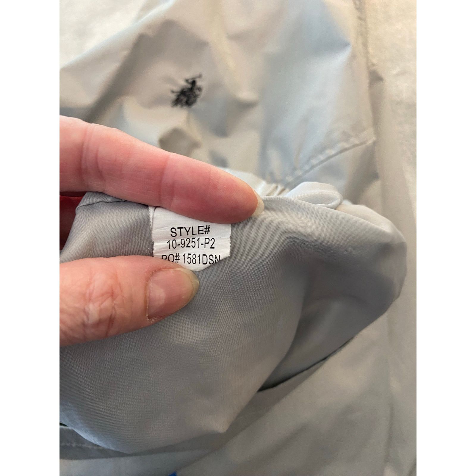 U.S. Polo Assn. US Polo Assn Gray Parka Rain Jacket, Sz Sml Size US S / EU 44-46 / 1 - 6 Thumbnail