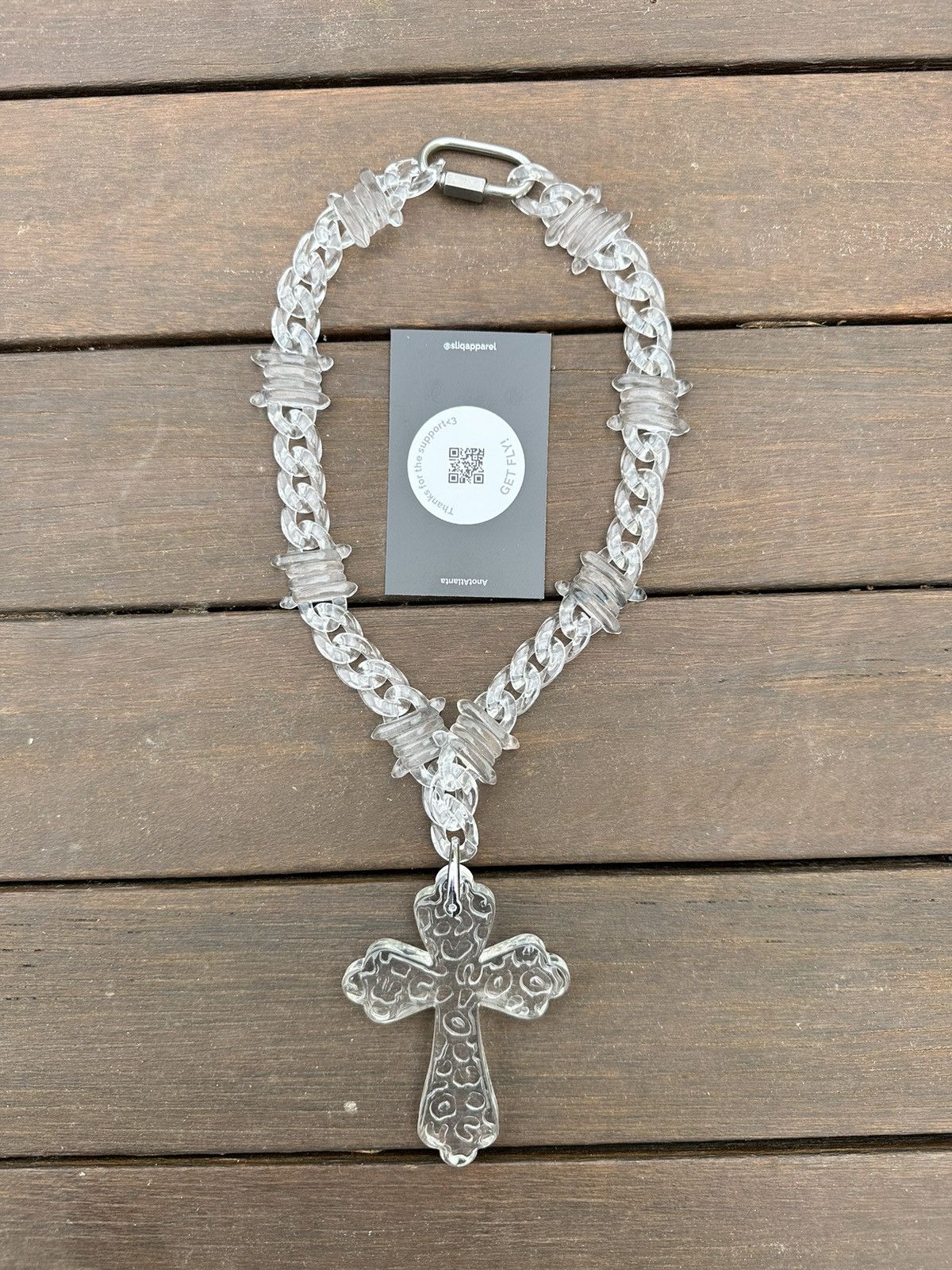 Other Frosted Barb Cröss Link Chain Size ONE SIZE - 1 Thumbnail